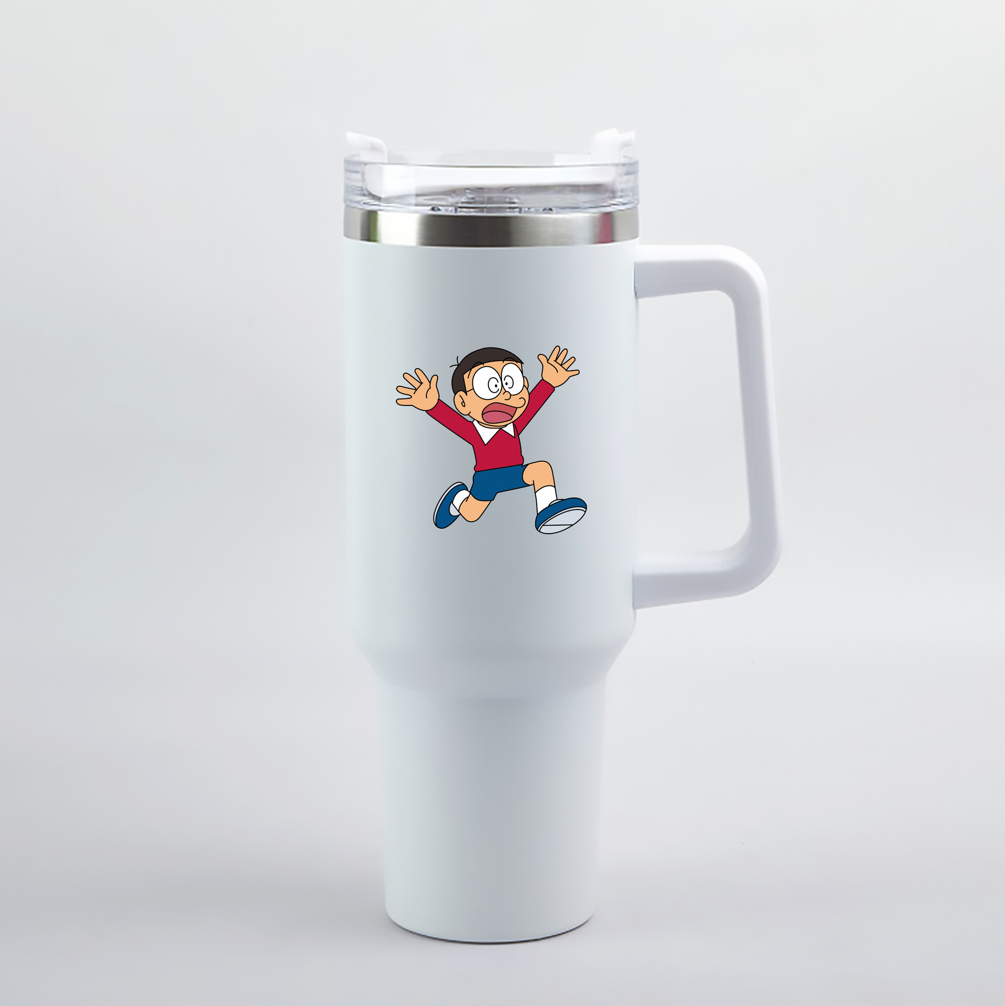 （画像用） ドラえもん 野比 のび太 Doraemon Nobita Nobi 1200mL車用タンブラー（カラープリント）