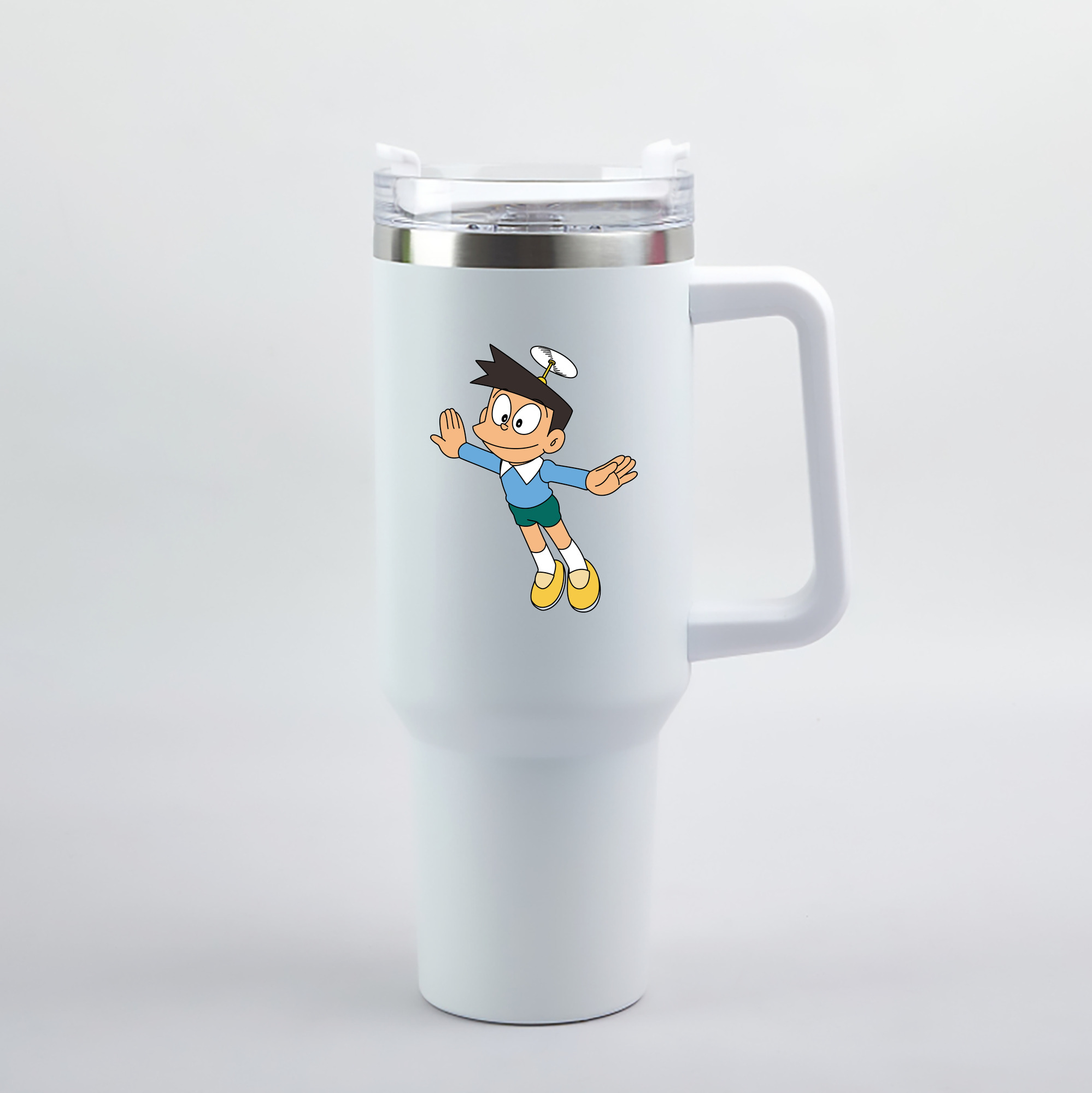 （画像用） ドラえもん 骨川 スネ夫 Doraemon Honekawa Suneo 1200mL車用タンブラー（カラープリント）