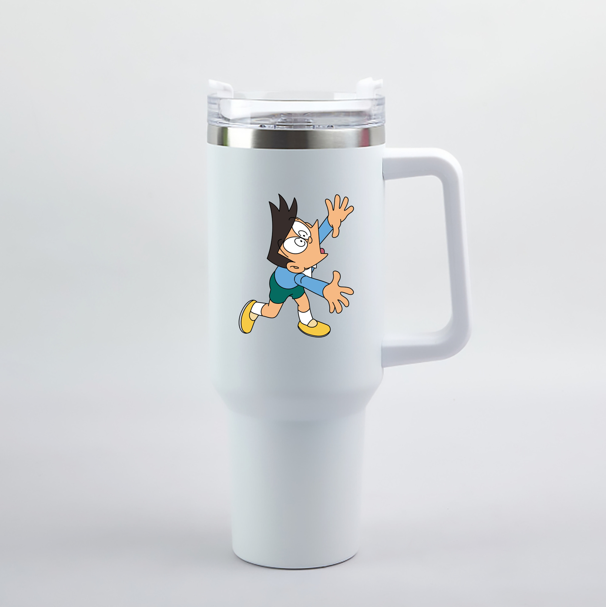 （画像用） ドラえもん 骨川 スネ夫 Doraemon Honekawa Suneo 1200mL車用タンブラー（カラープリント）