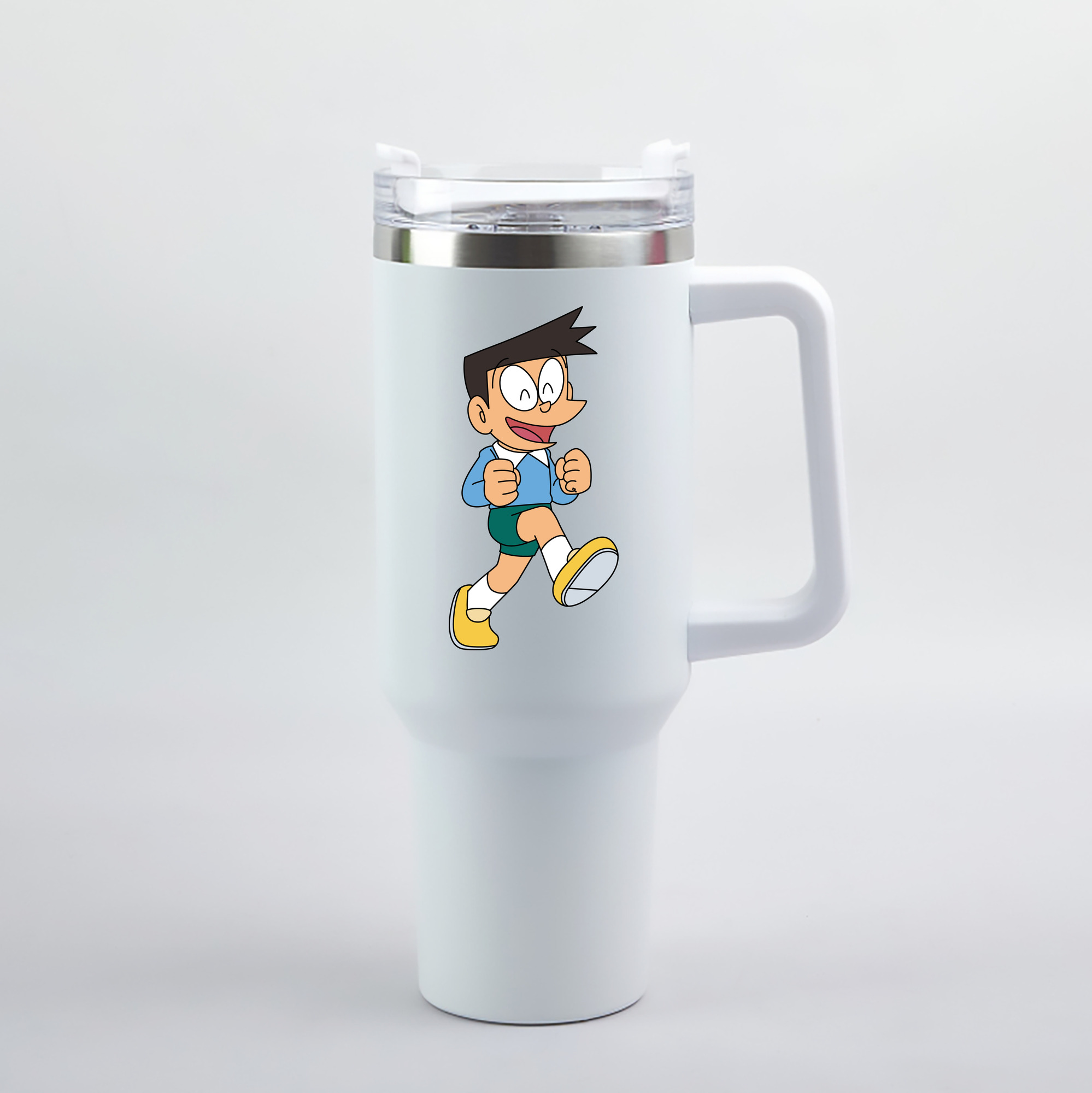 （画像用） ドラえもん 骨川 スネ夫 Doraemon Honekawa Suneo 1200mL車用タンブラー（カラープリント）