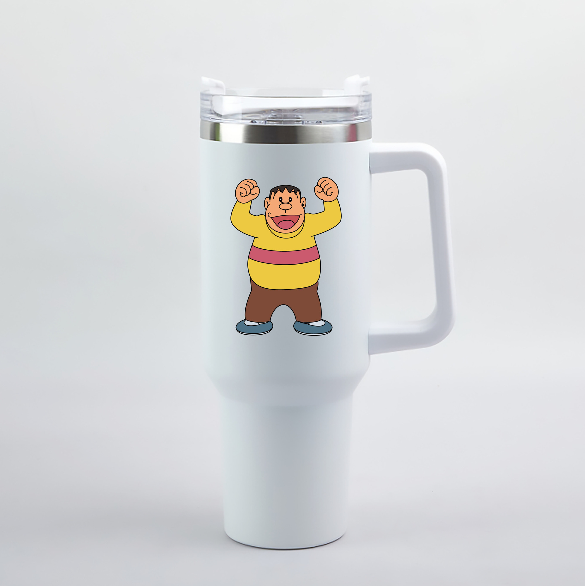 （画像用） ドラえもん 剛田武 Doraemon Gouta Takeshi 1200mL車用タンブラー（カラープリント）