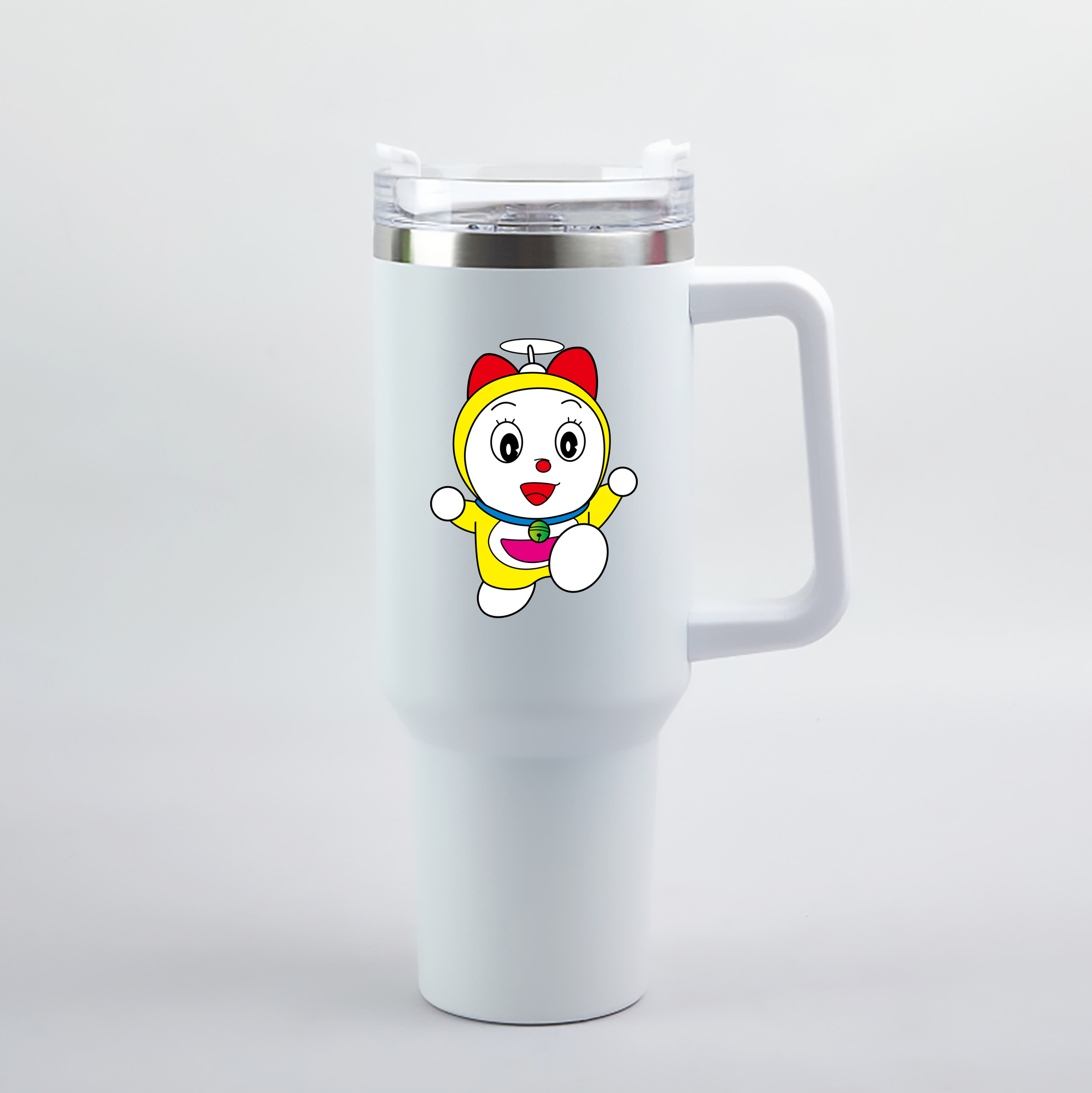 （画像用） ドラえもん ドラミ Doraemon Dorami 1200mL車用タンブラー（カラープリント）