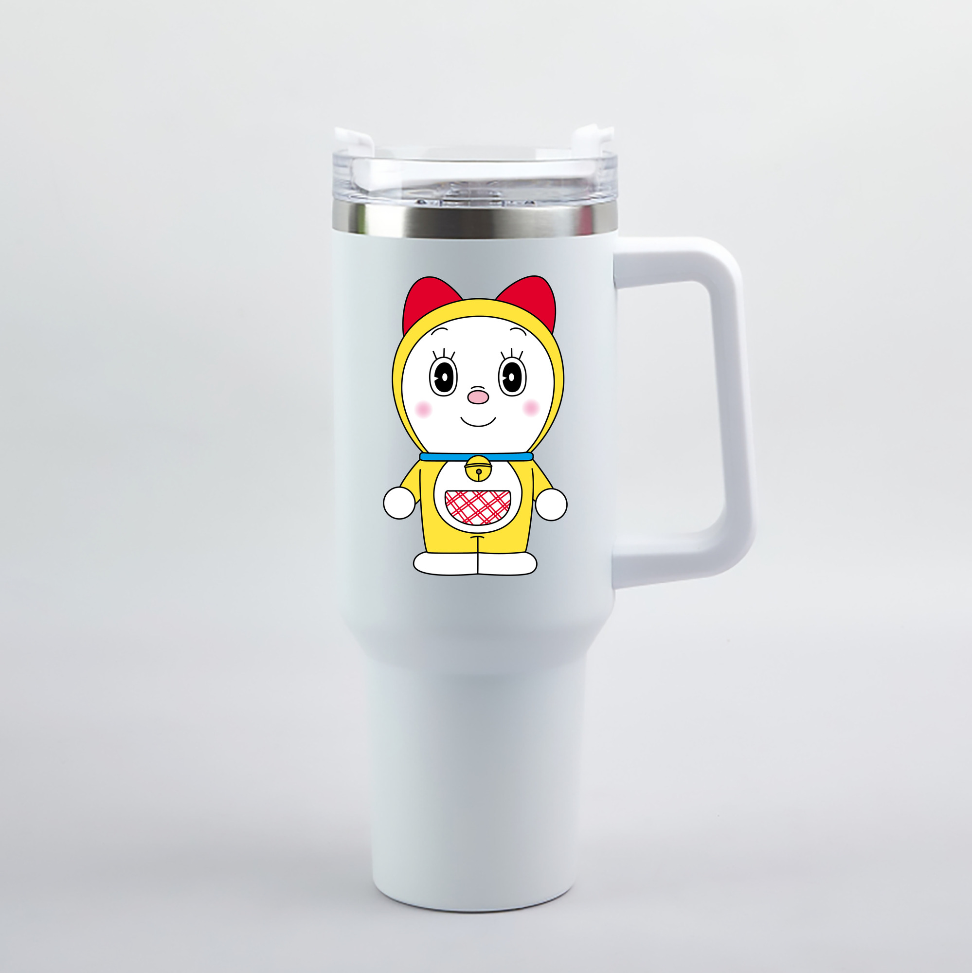 （画像用） ドラえもん ドラミ Doraemon Dorami 1200mL車用タンブラー（カラープリント）