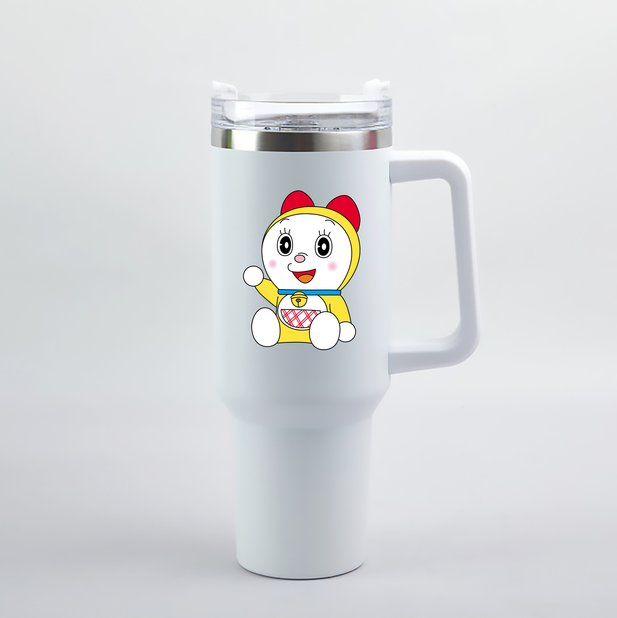 （画像用） ドラえもん ドラミ Doraemon Dorami 1200mL車用タンブラー（カラープリント）