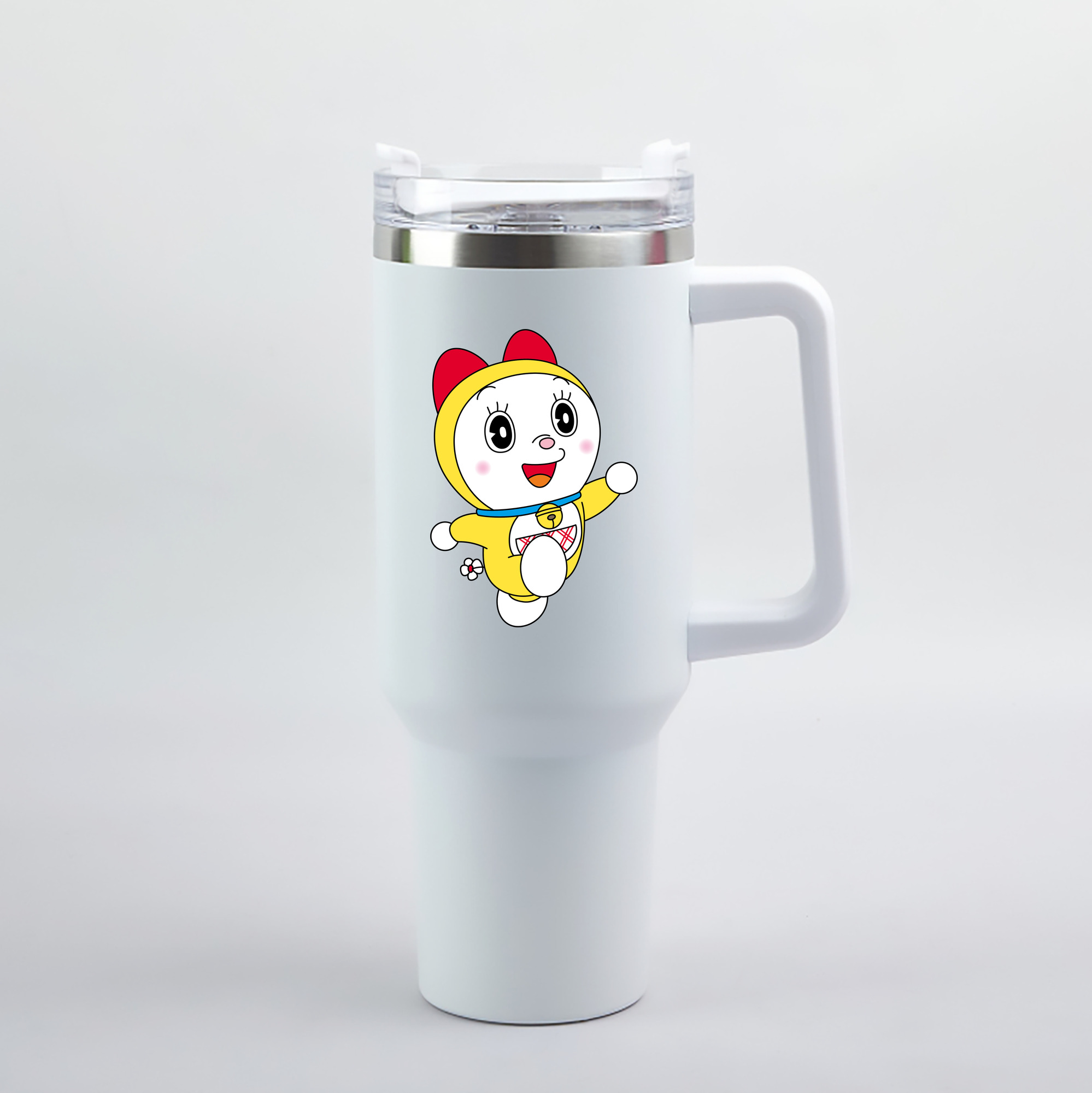 （画像用） ドラえもん ドラミ Doraemon Dorami 1200mL車用タンブラー（カラープリント）