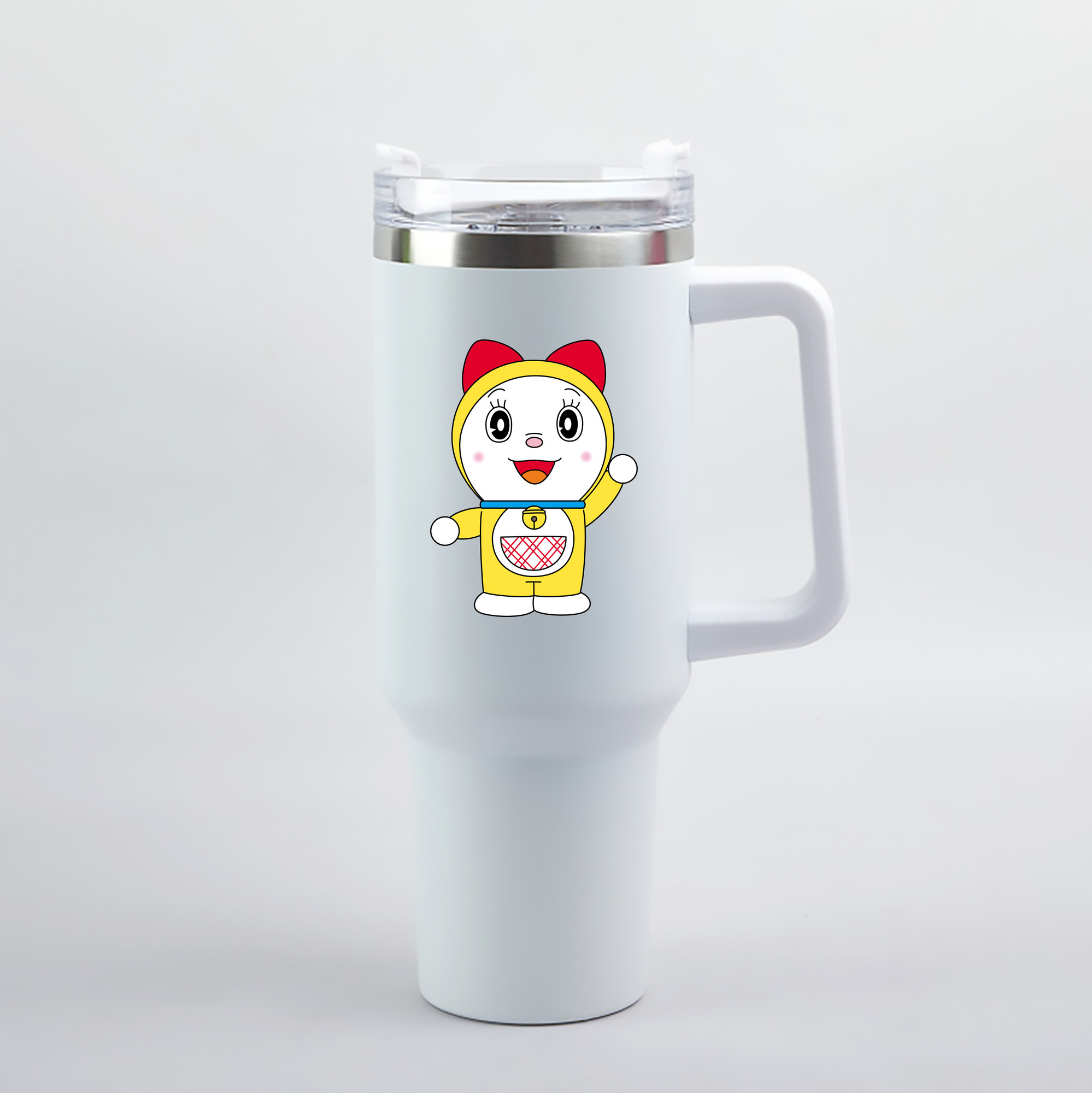 （画像用） ドラえもん ドラミ Doraemon Dorami 1200mL車用タンブラー（カラープリント）
