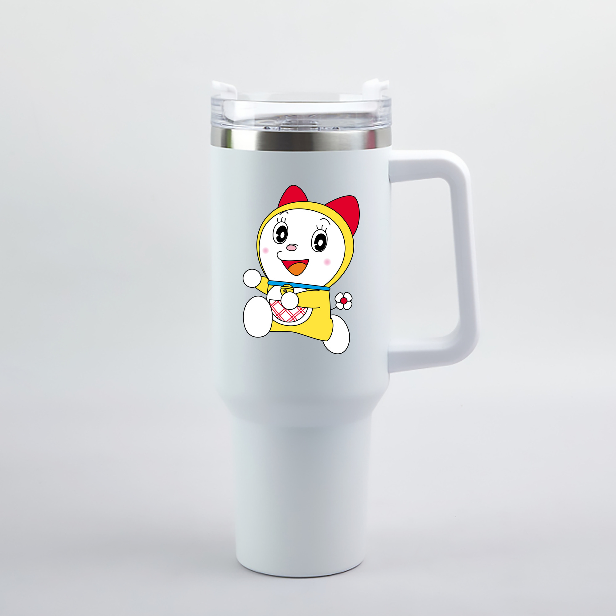 （画像用） ドラえもん ドラミ Doraemon Dorami 1200mL車用タンブラー（カラープリント）