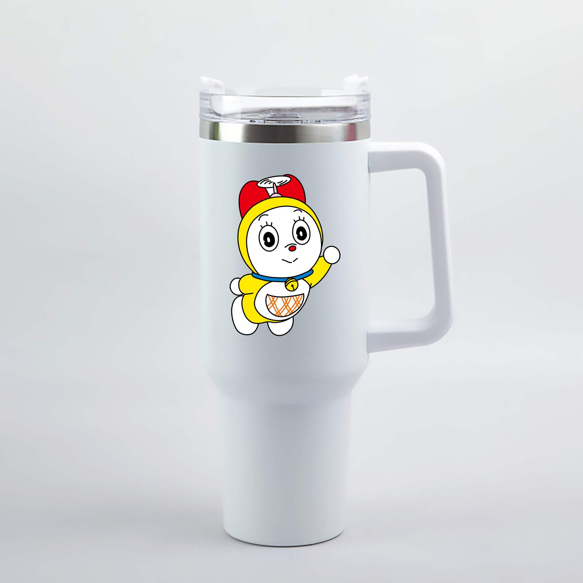 （画像用） ドラえもん ドラミ Doraemon Dorami 1200mL車用タンブラー（カラープリント）