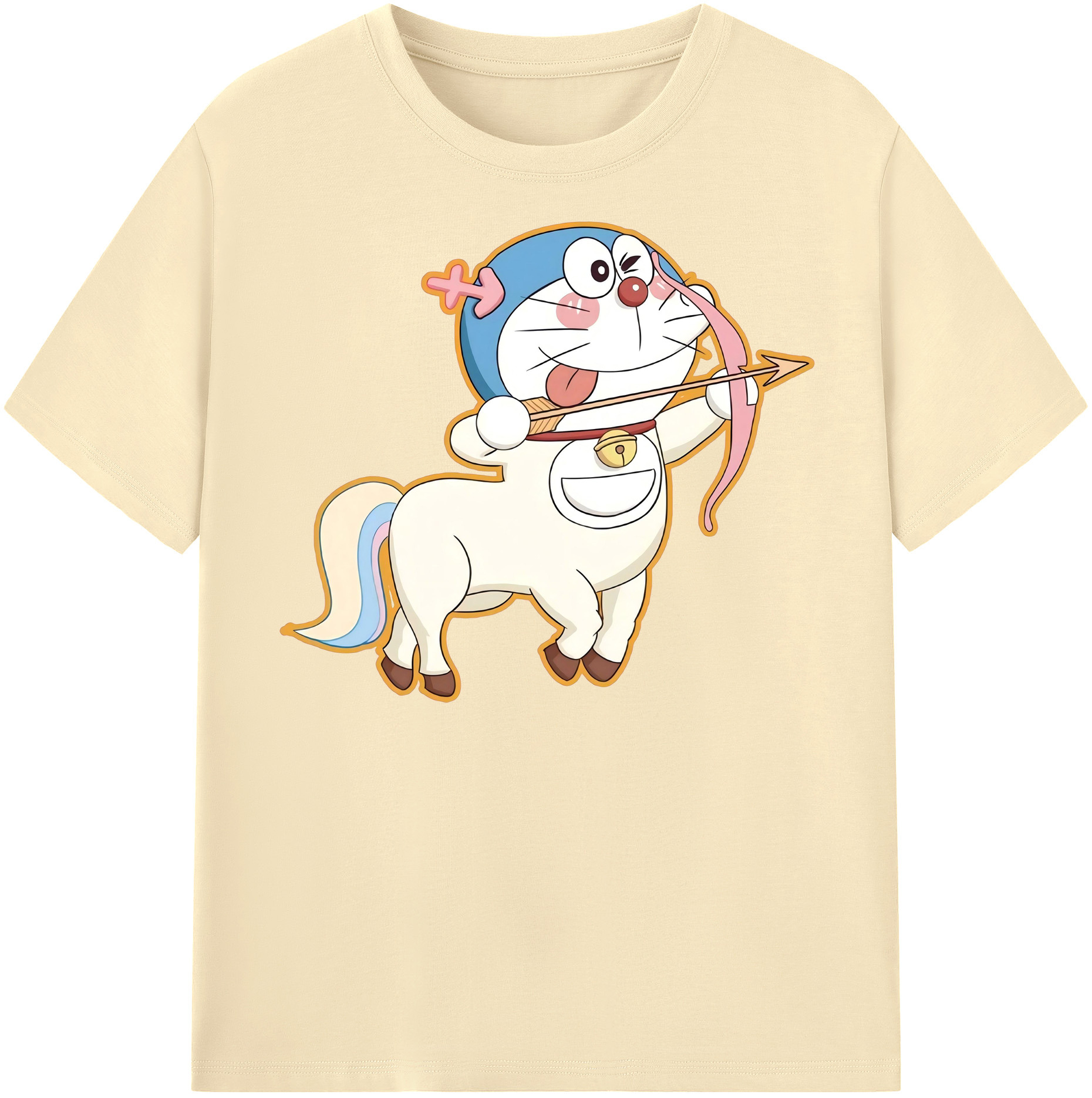 （画像用） ドラえもん Doraemon 綿100％半袖Tシャツ（フロントプリント）