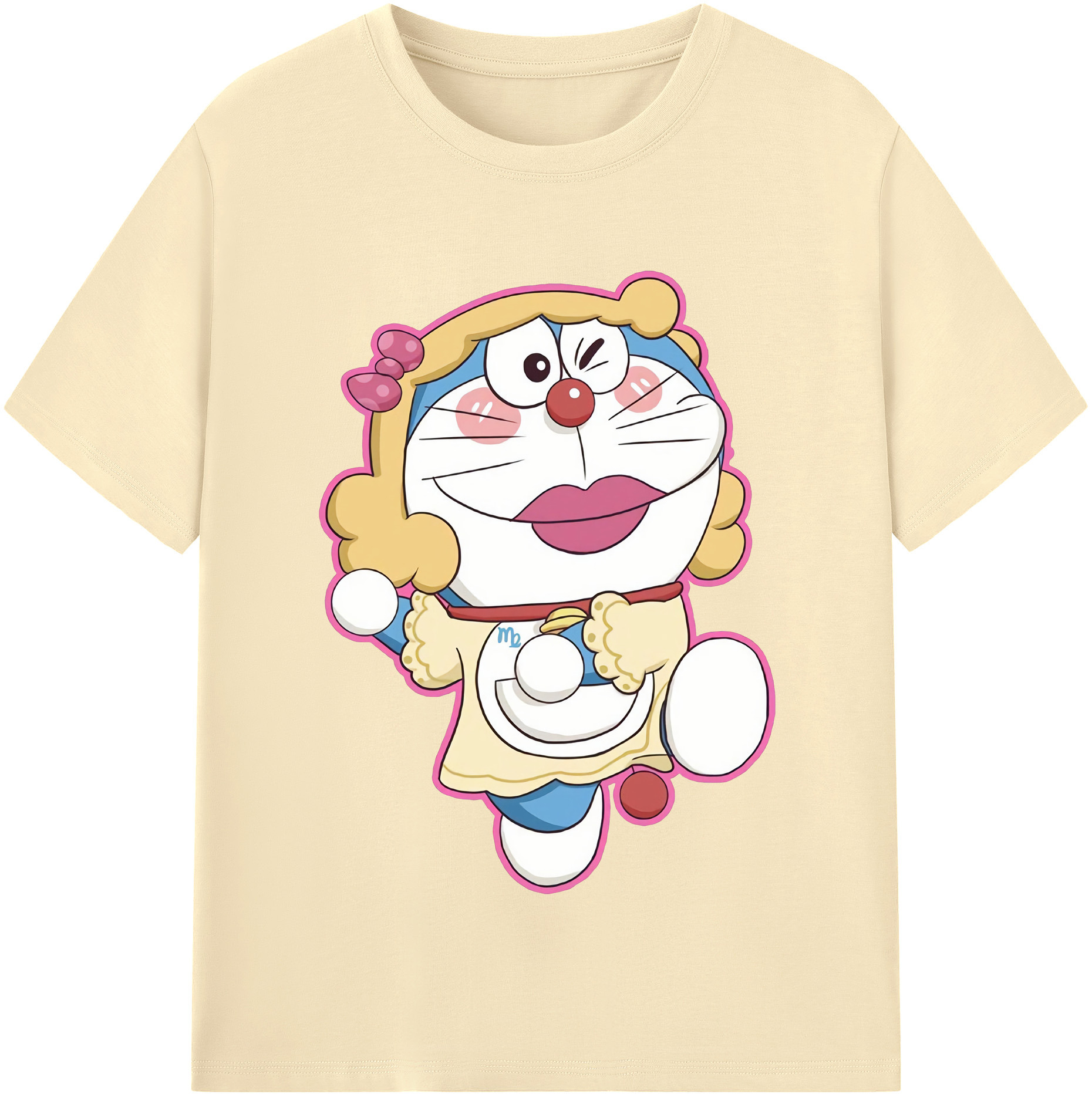（画像用） ドラえもん Doraemon 綿100％半袖Tシャツ（フロントプリント）
