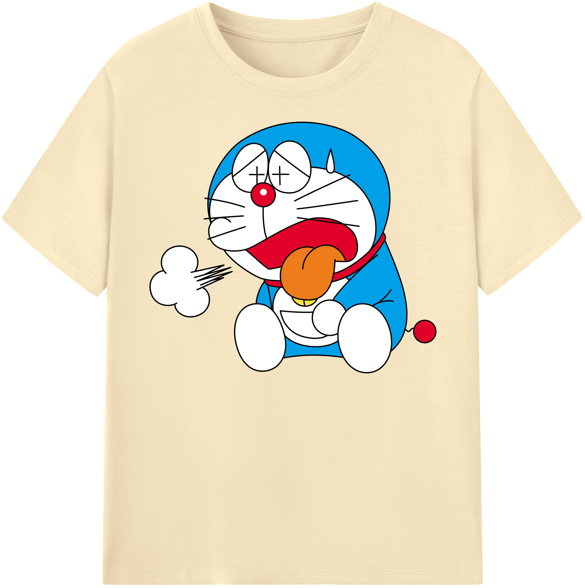 （画像用） ドラえもん Doraemon 綿100％半袖Tシャツ（フロントプリント）