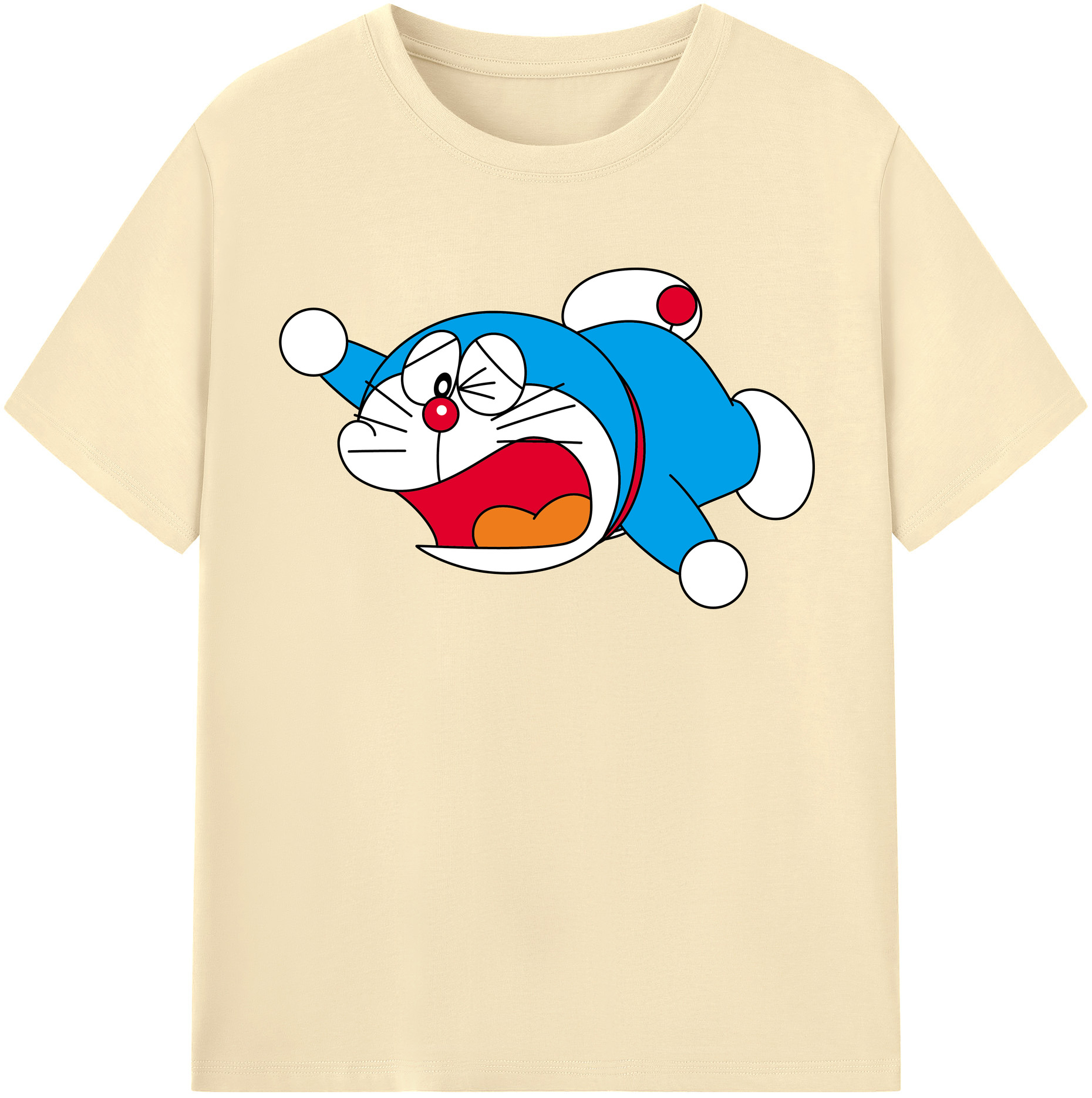 （画像用） ドラえもん Doraemon 綿100％半袖Tシャツ（フロントプリント）