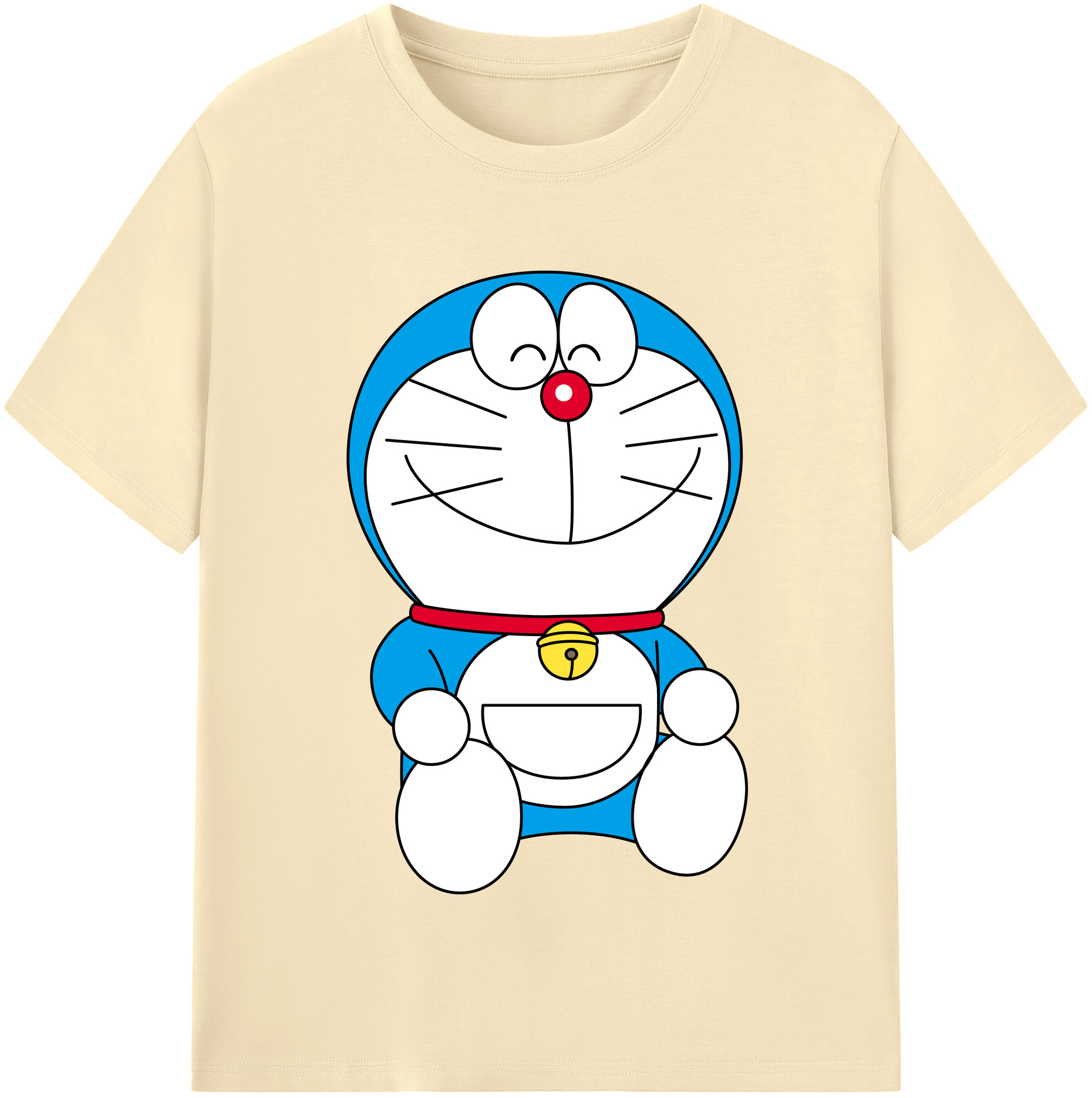 （画像用） ドラえもん Doraemon 綿100％半袖Tシャツ（フロントプリント）