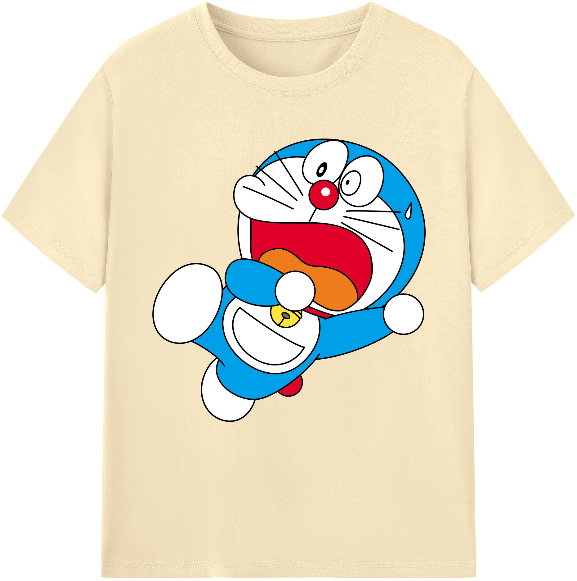 （画像用） ドラえもん Doraemon 綿100％半袖Tシャツ（フロントプリント）