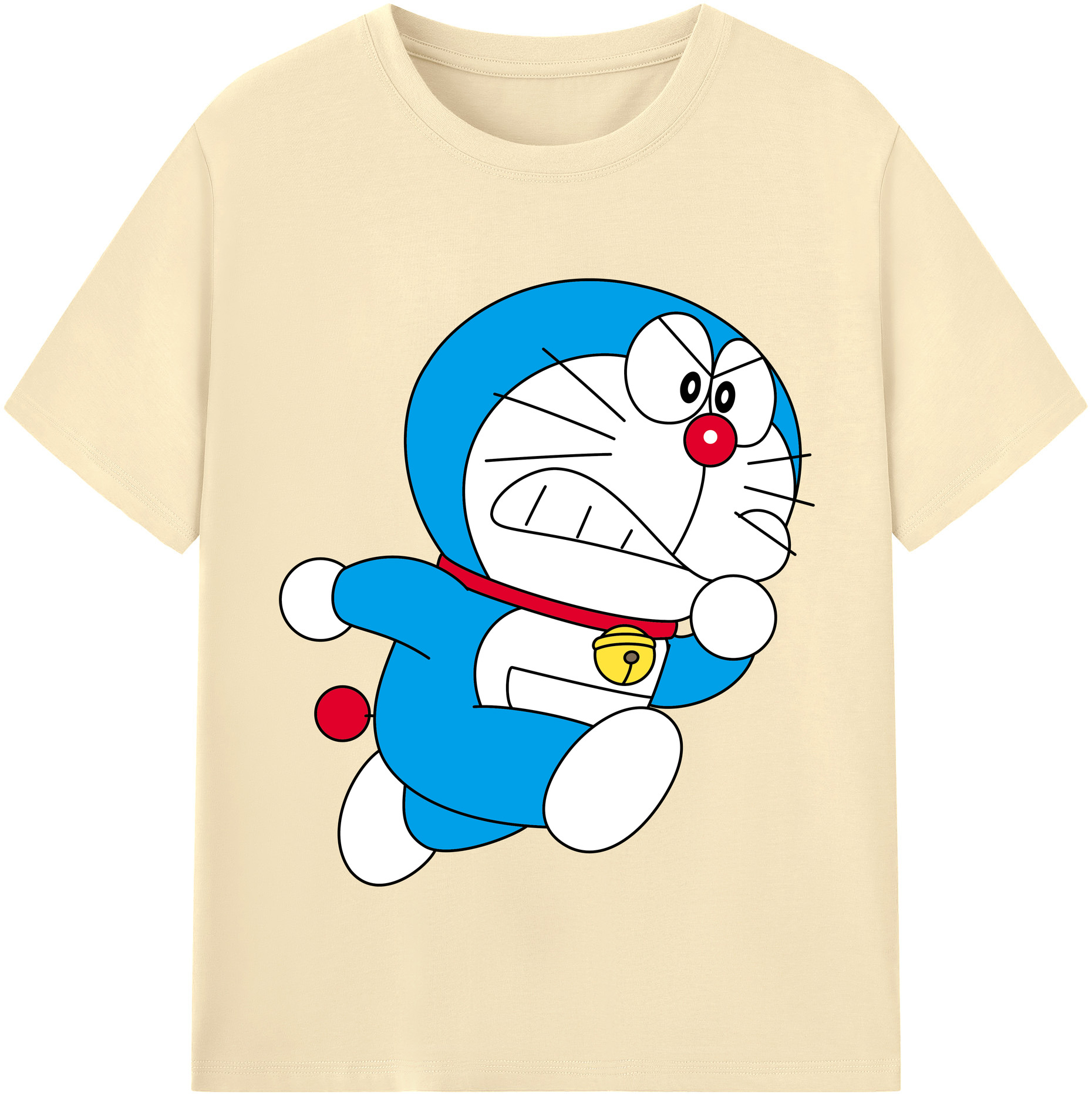 （画像用） ドラえもん Doraemon 綿100％半袖Tシャツ（フロントプリント）