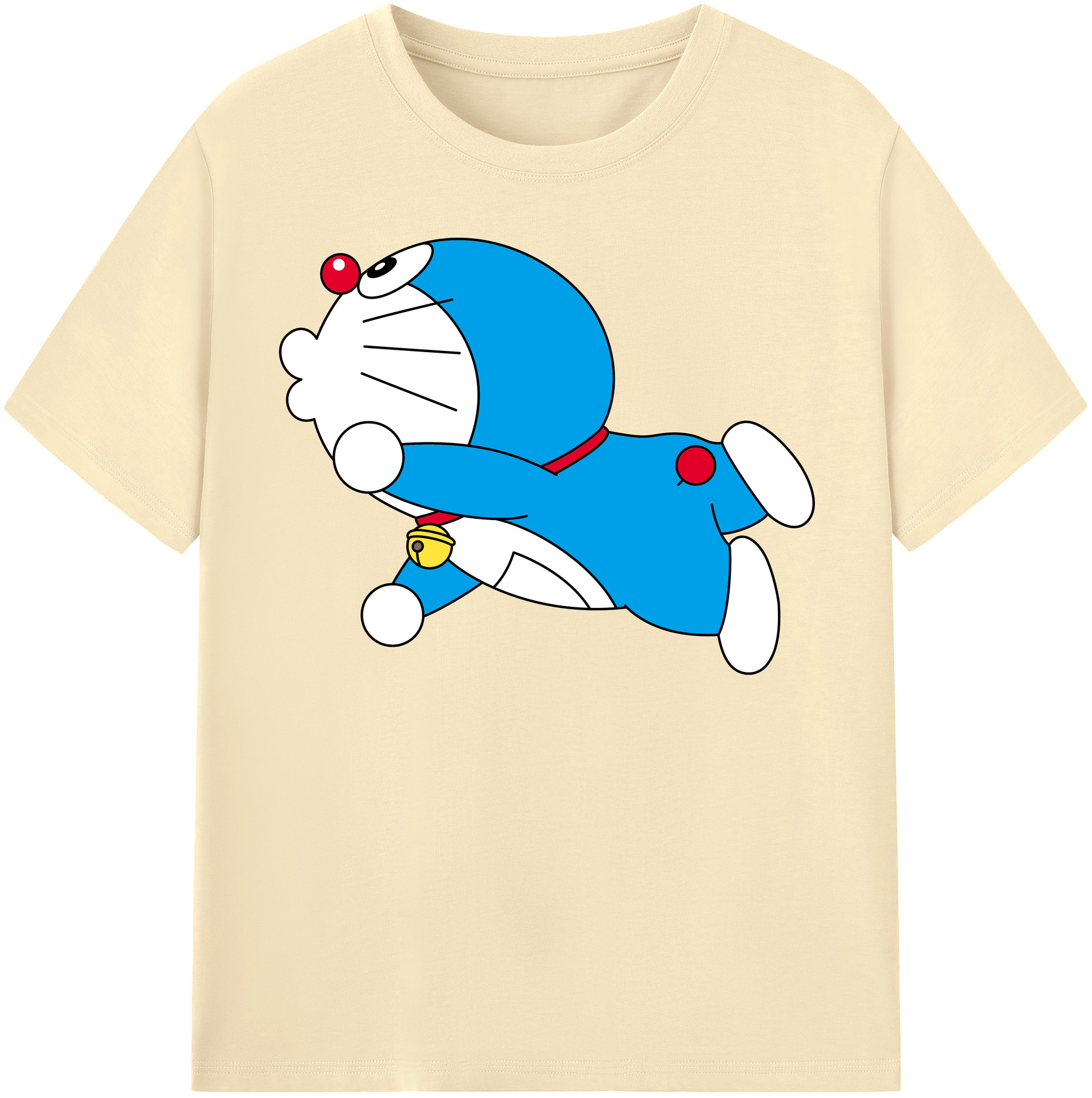 （画像用） ドラえもん Doraemon 綿100％半袖Tシャツ（フロントプリント）