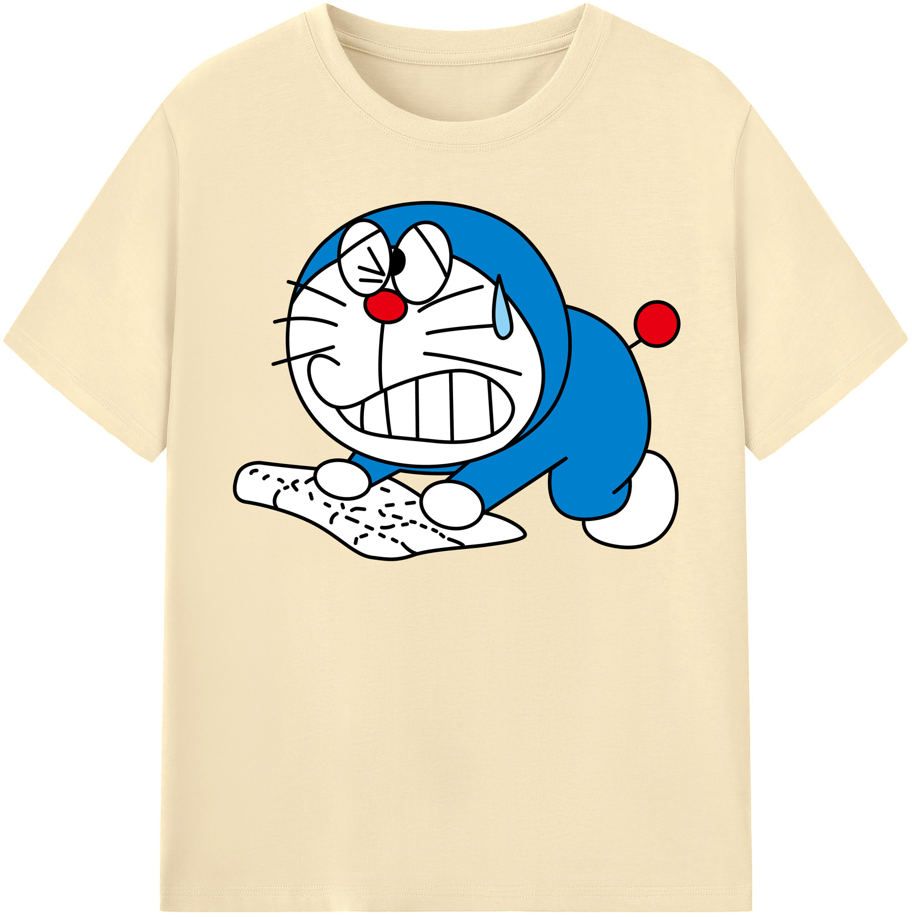 （画像用） ドラえもん Doraemon 綿100％半袖Tシャツ（フロントプリント）