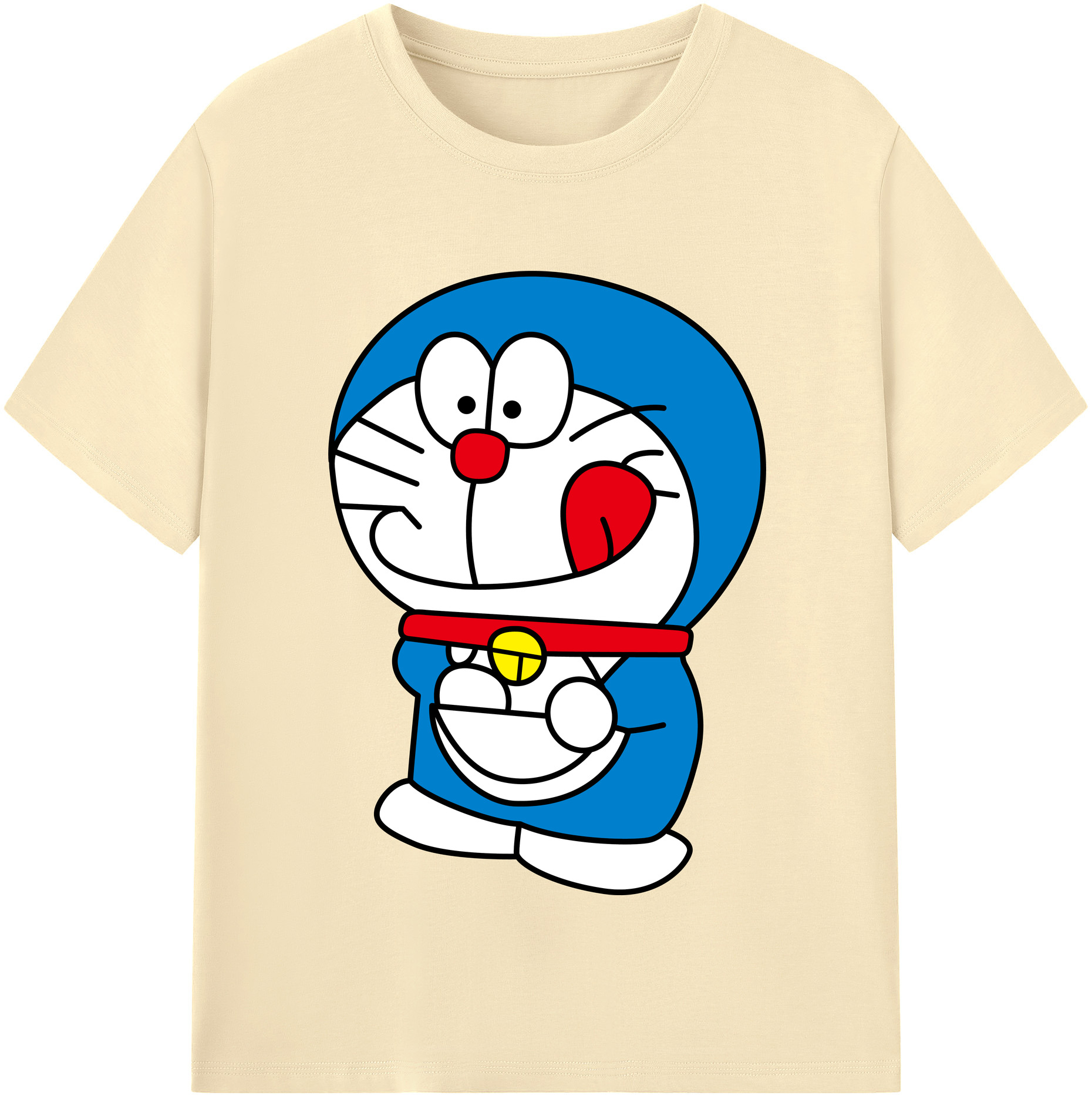 （画像用） ドラえもん Doraemon 綿100％半袖Tシャツ（フロントプリント）