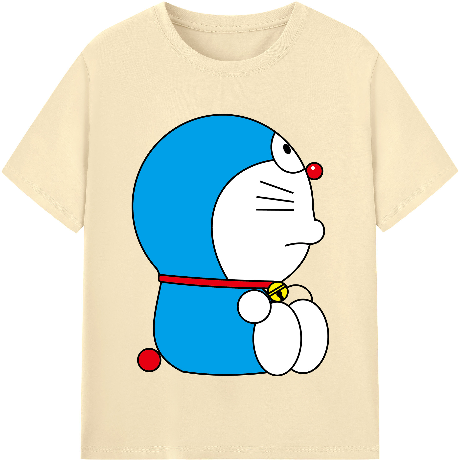 （画像用） ドラえもん Doraemon 綿100％半袖Tシャツ（フロントプリント）