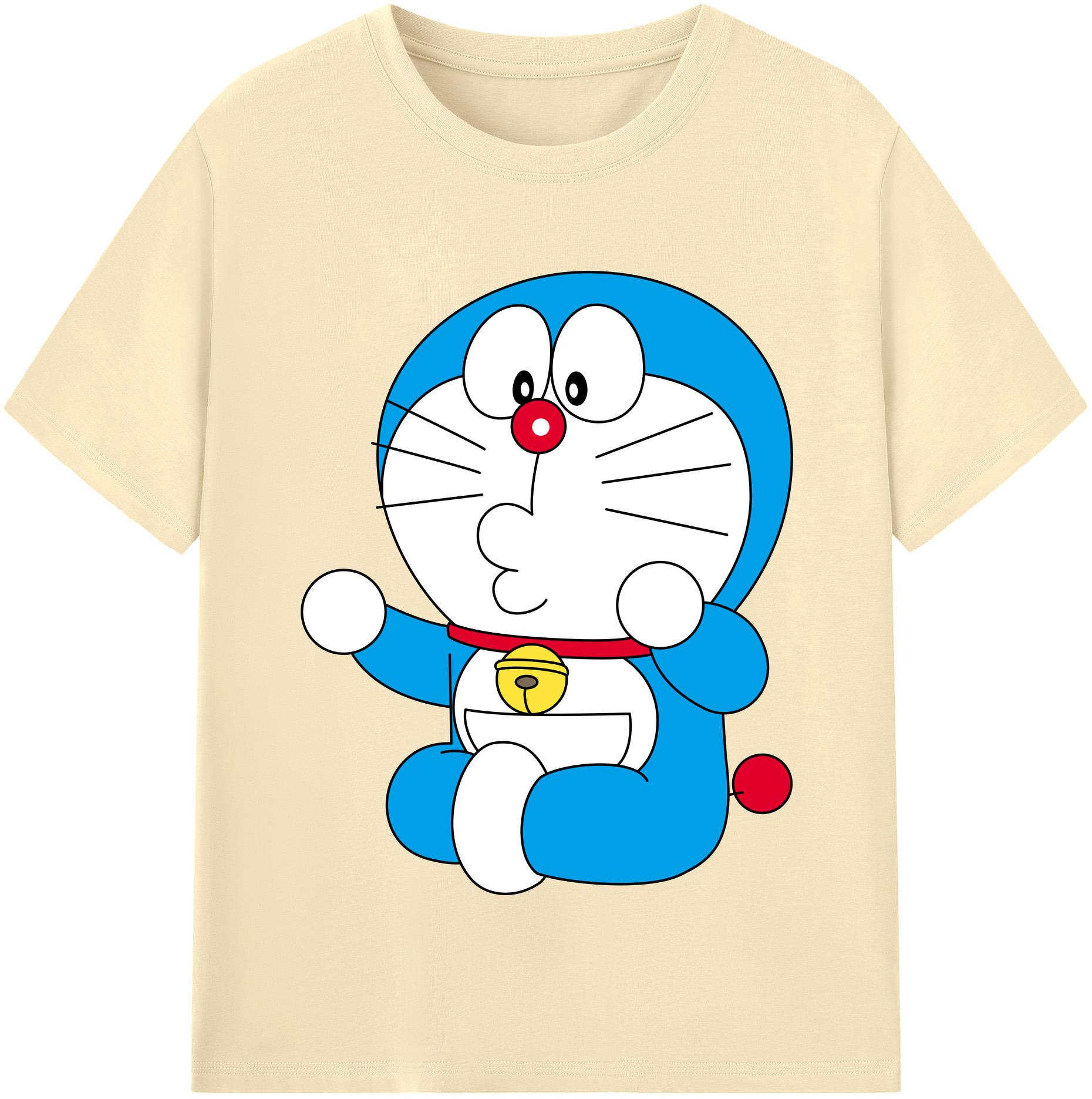 （画像用） ドラえもん Doraemon 綿100％半袖Tシャツ（フロントプリント）