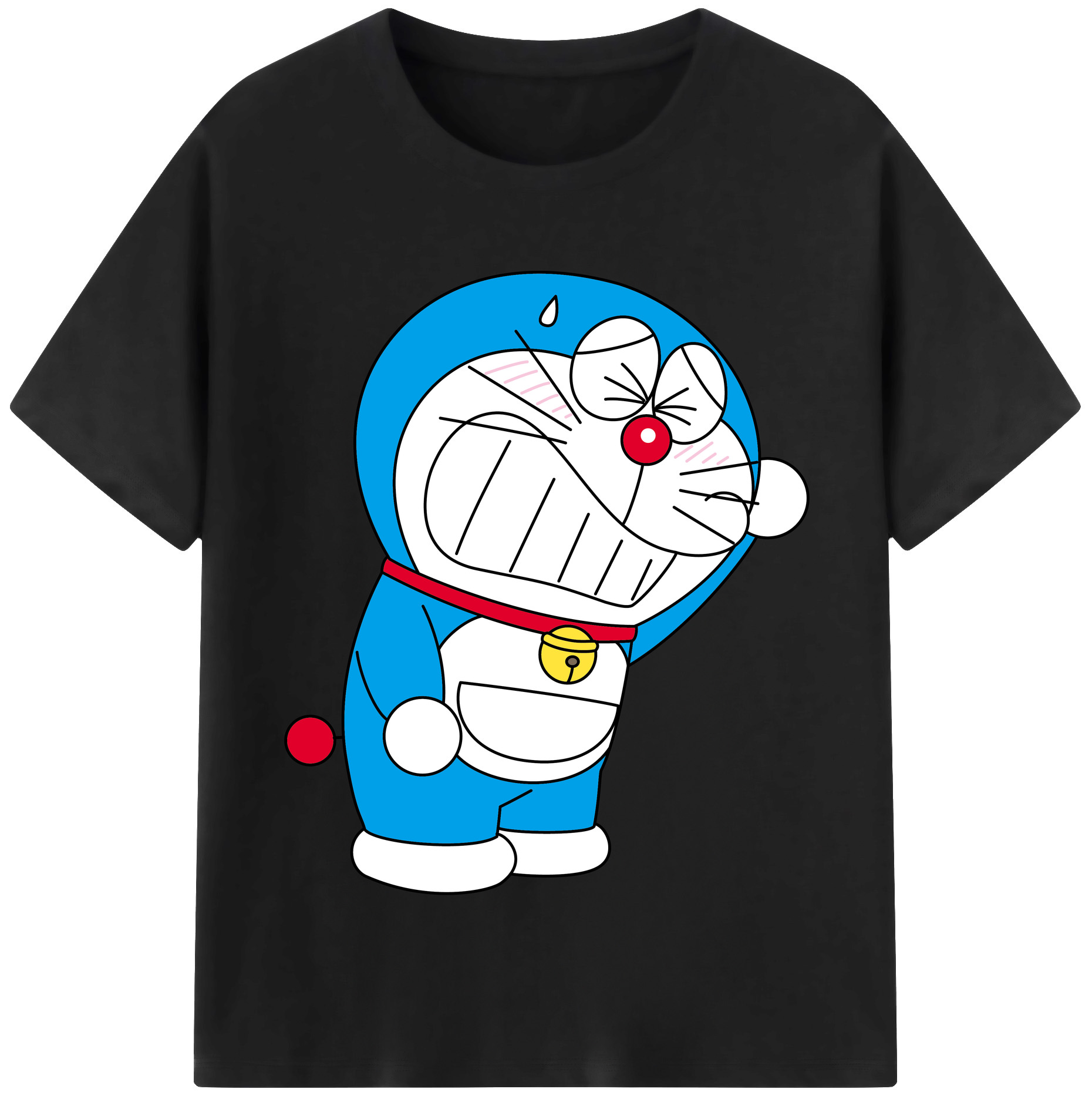 （画像用） ドラえもん Doraemon 綿100％半袖Tシャツ（フロントプリント）