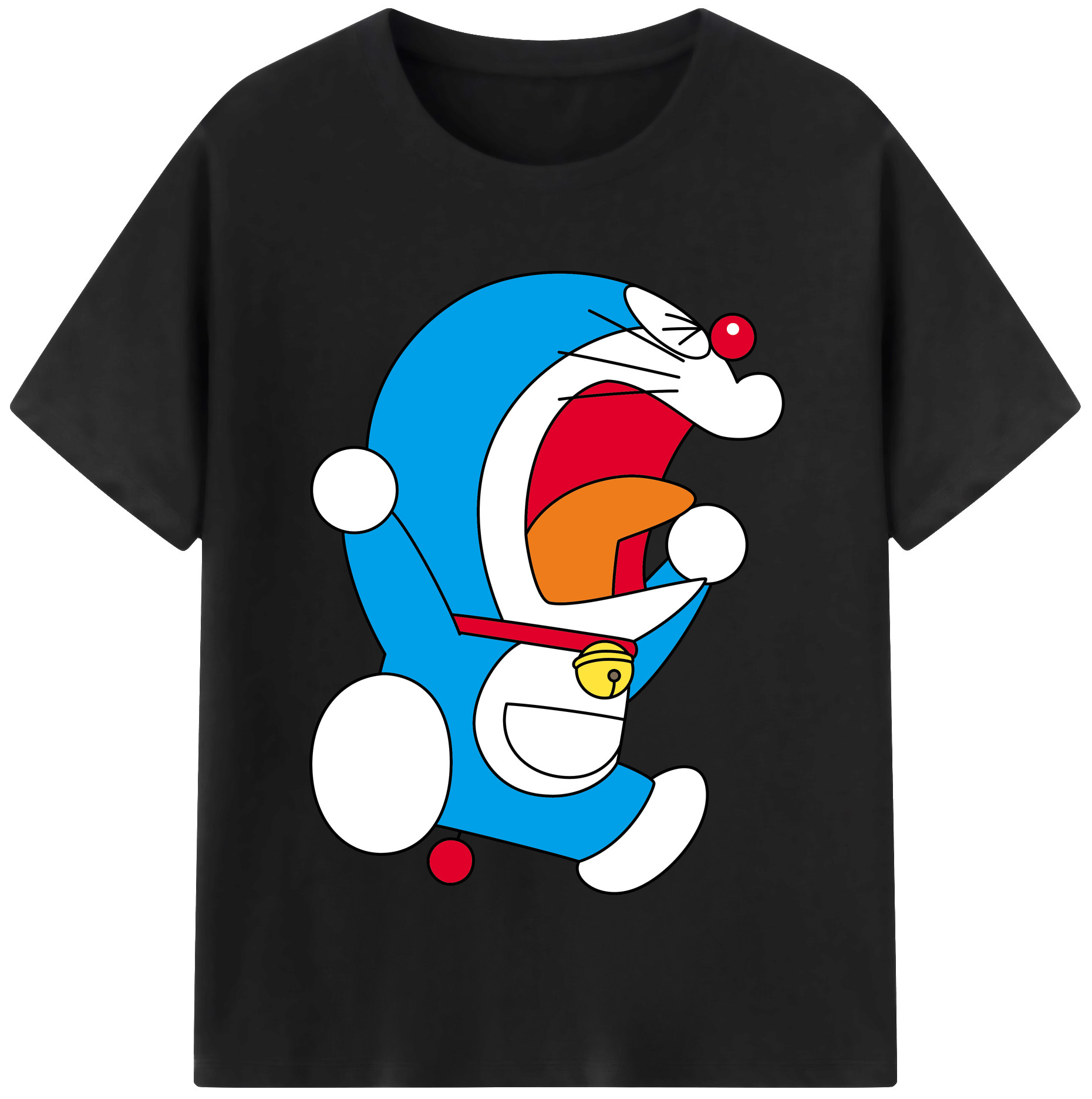 （画像用） ドラえもん Doraemon 綿100％半袖Tシャツ（フロントプリント）