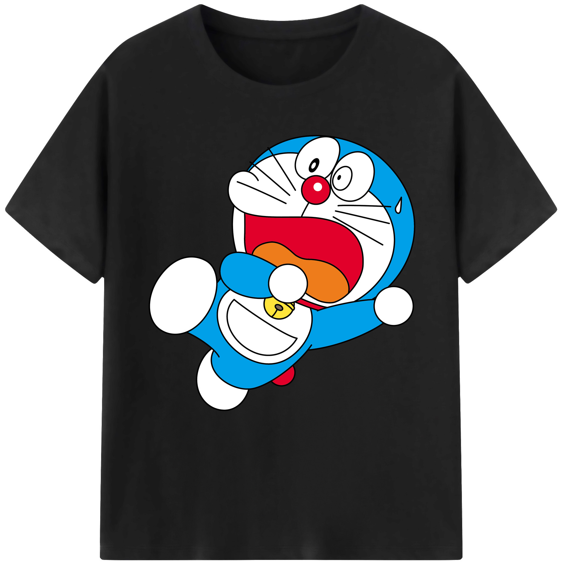 （画像用） ドラえもん Doraemon 綿100％半袖Tシャツ（フロントプリント）