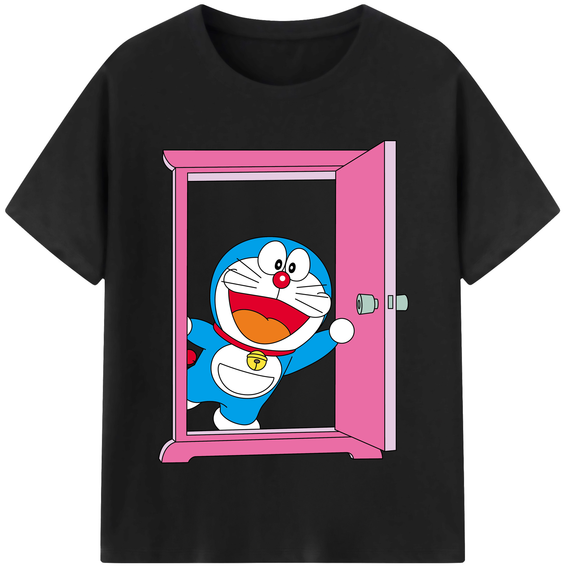 （画像用） ドラえもん Doraemon 綿100％半袖Tシャツ（フロントプリント）