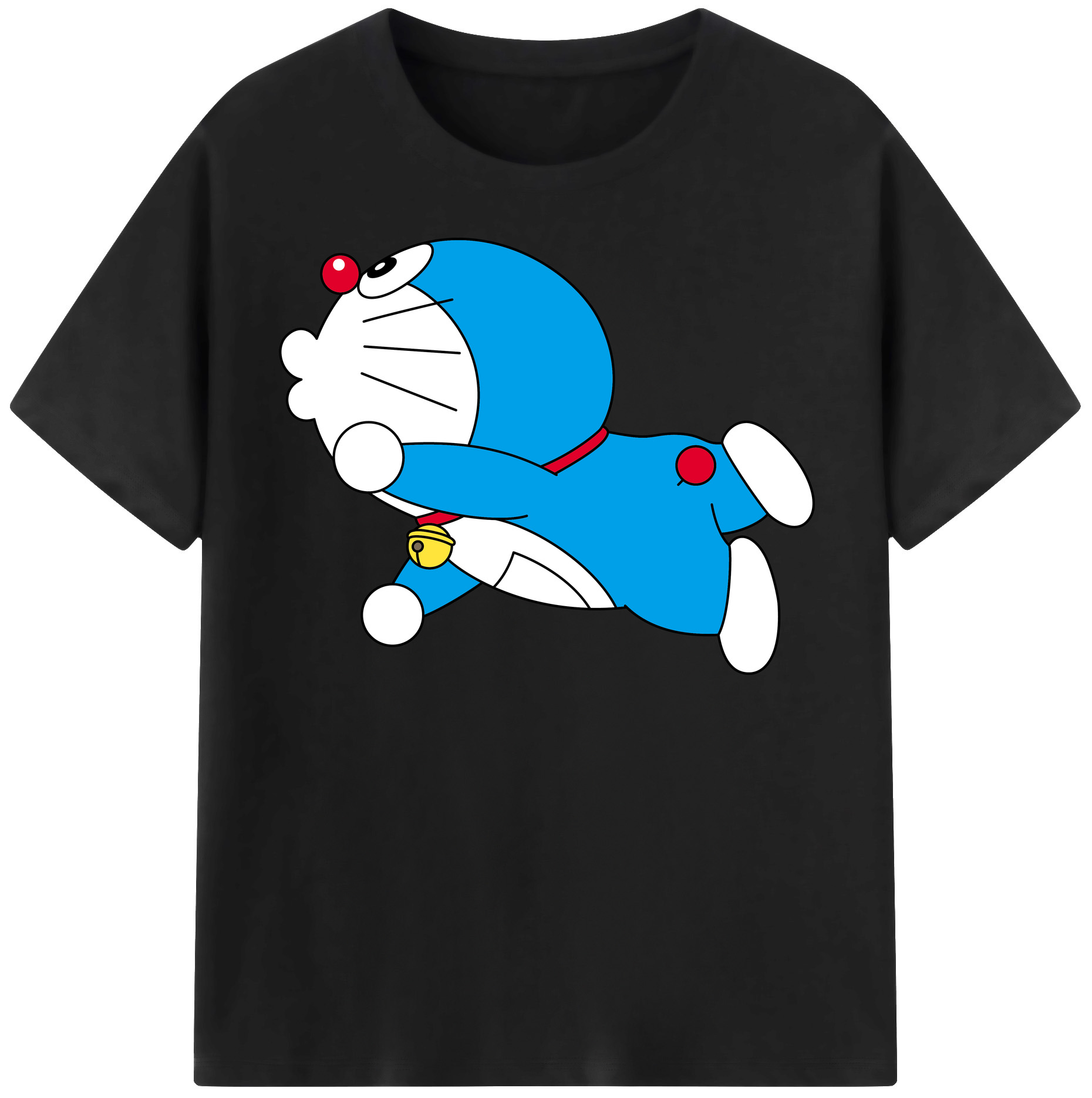 （画像用） ドラえもん Doraemon 綿100％半袖Tシャツ（フロントプリント）
