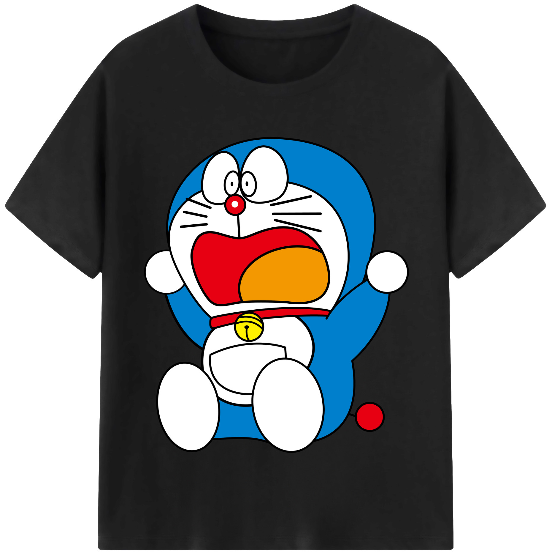 （画像用） ドラえもん Doraemon 綿100％半袖Tシャツ（フロントプリント）