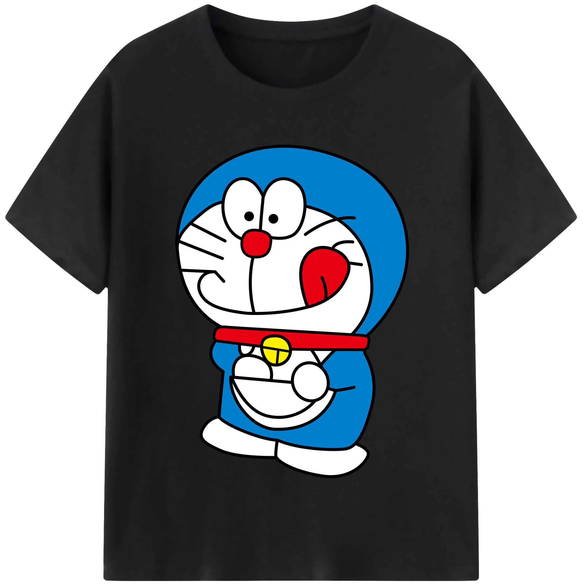 （画像用） ドラえもん Doraemon 綿100％半袖Tシャツ（フロントプリント）