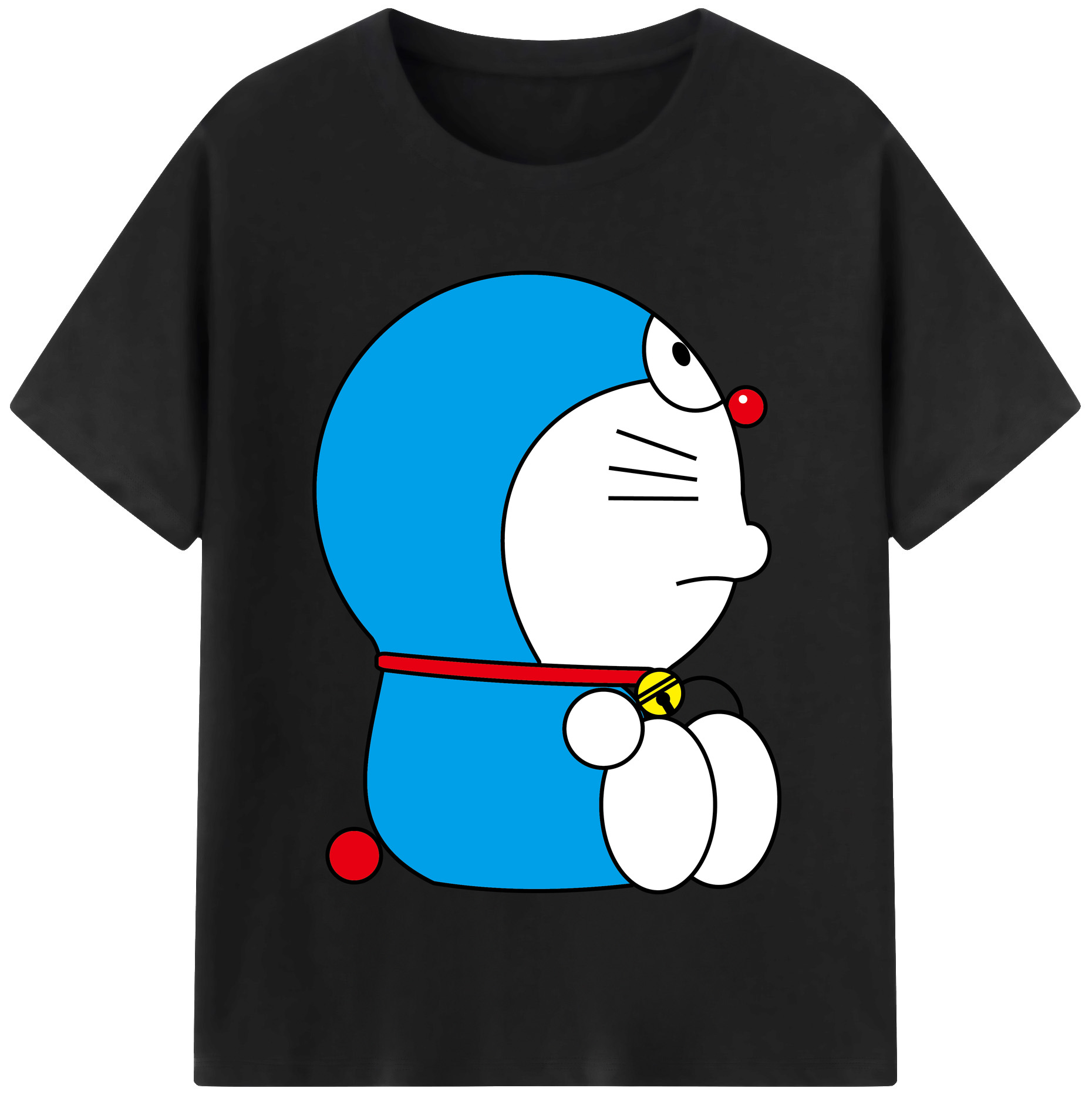 （画像用） ドラえもん Doraemon 綿100％半袖Tシャツ（フロントプリント）