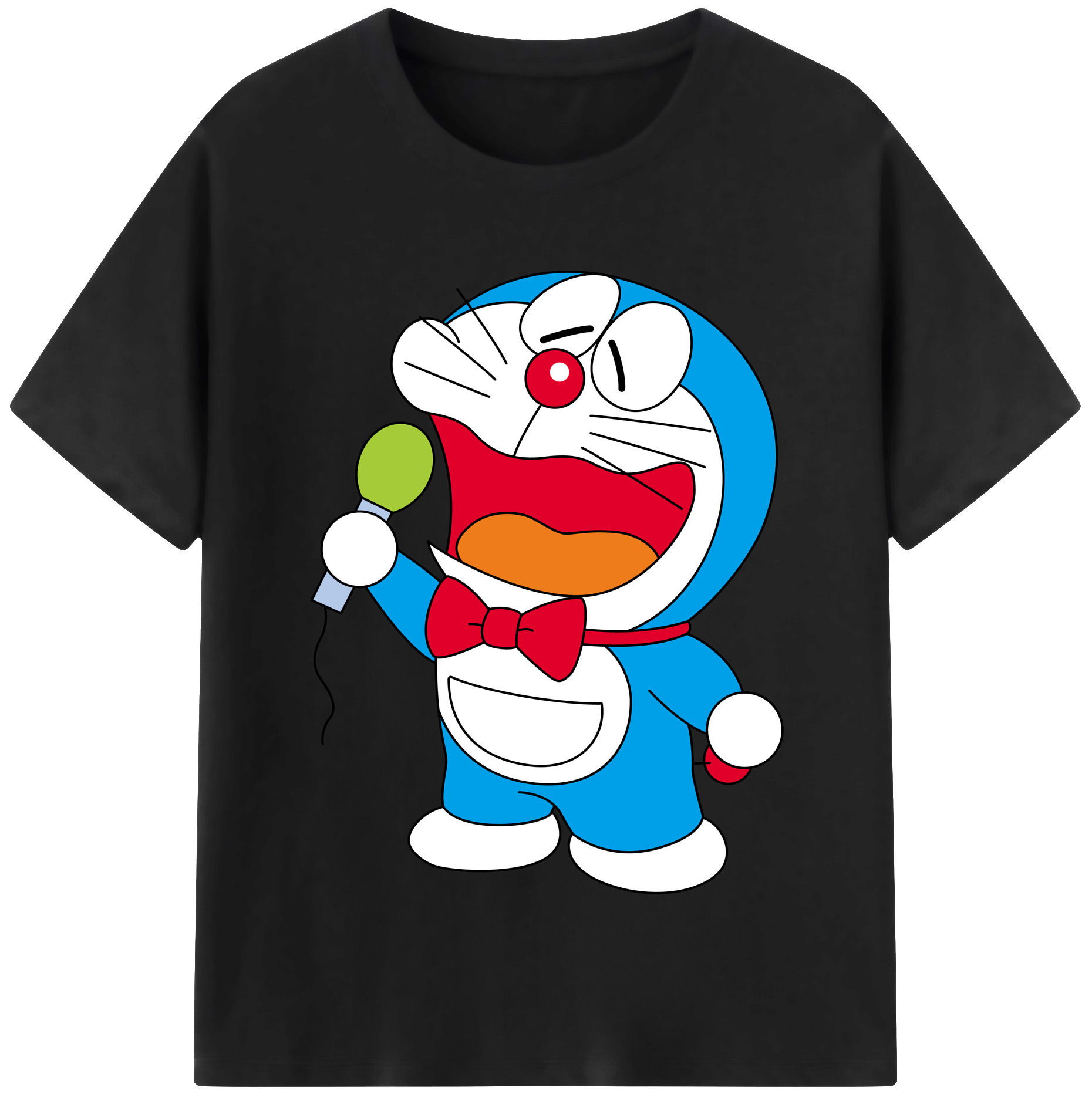 （画像用） ドラえもん Doraemon 綿100％半袖Tシャツ（フロントプリント）