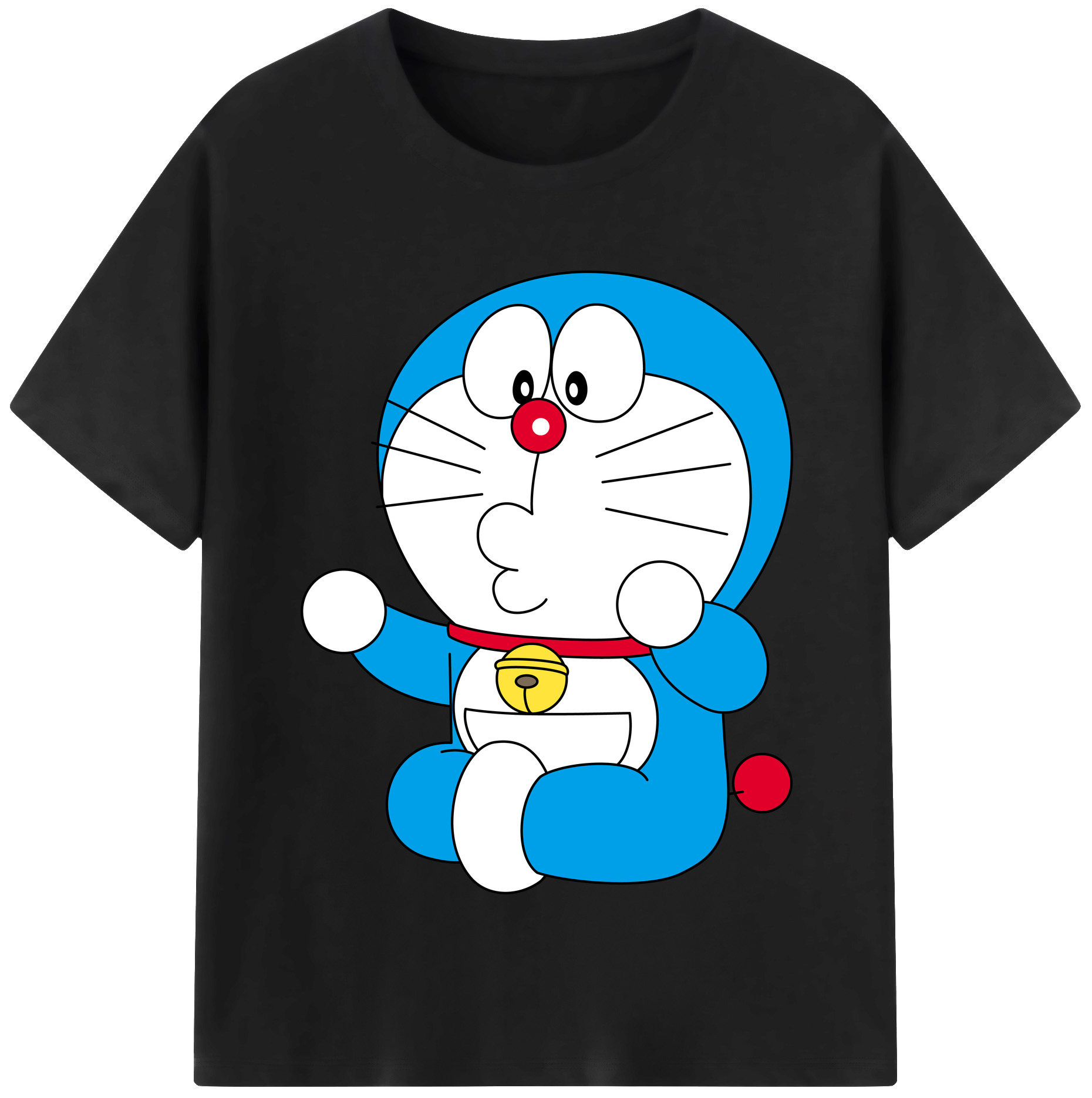 （画像用） ドラえもん Doraemon 綿100％半袖Tシャツ（フロントプリント）