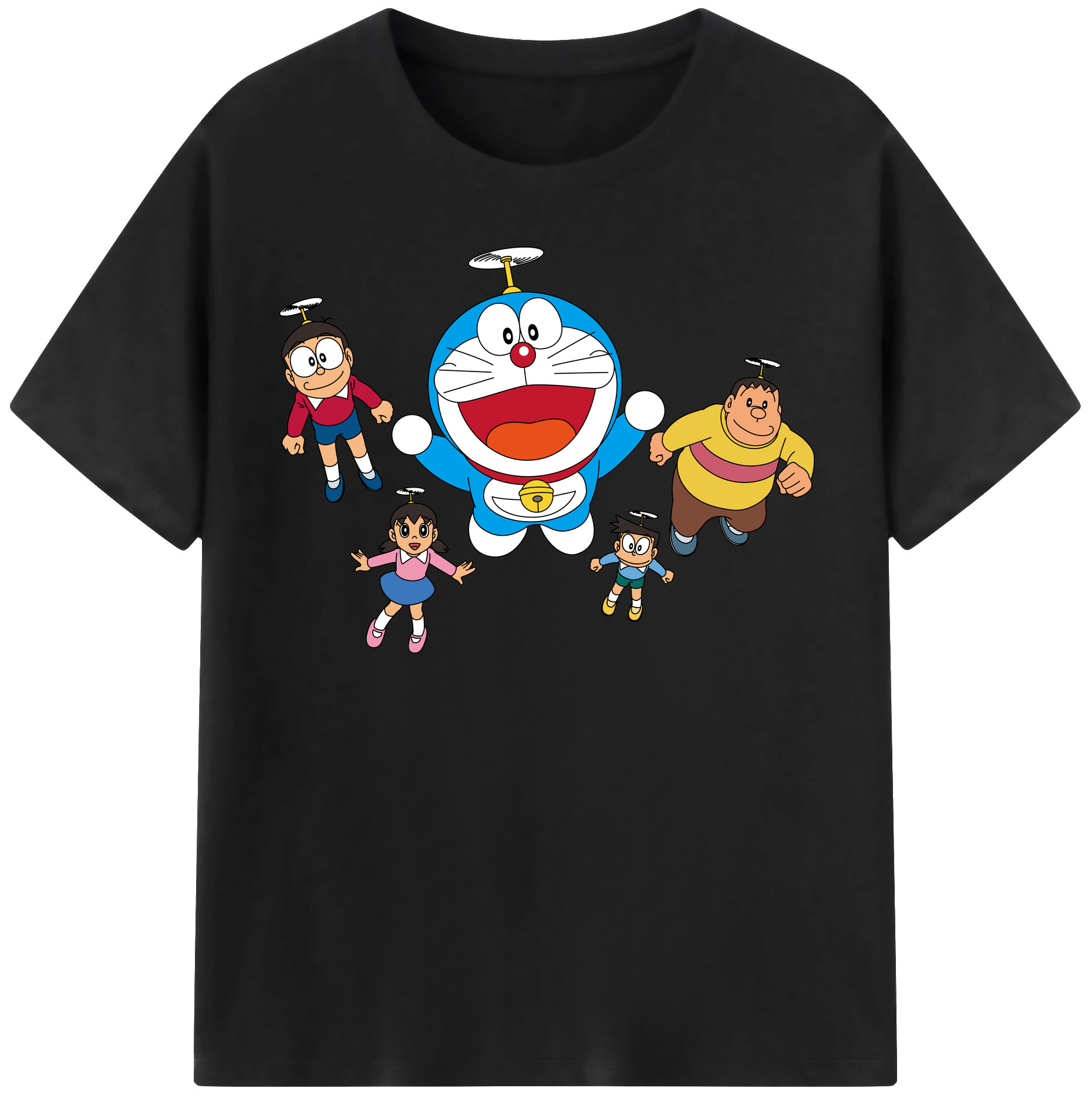 （画像用） ドラえもん 骨川 スネ夫 Doraemon Honekawa Suneo 綿100％半袖Tシャツ（フロントプリント）