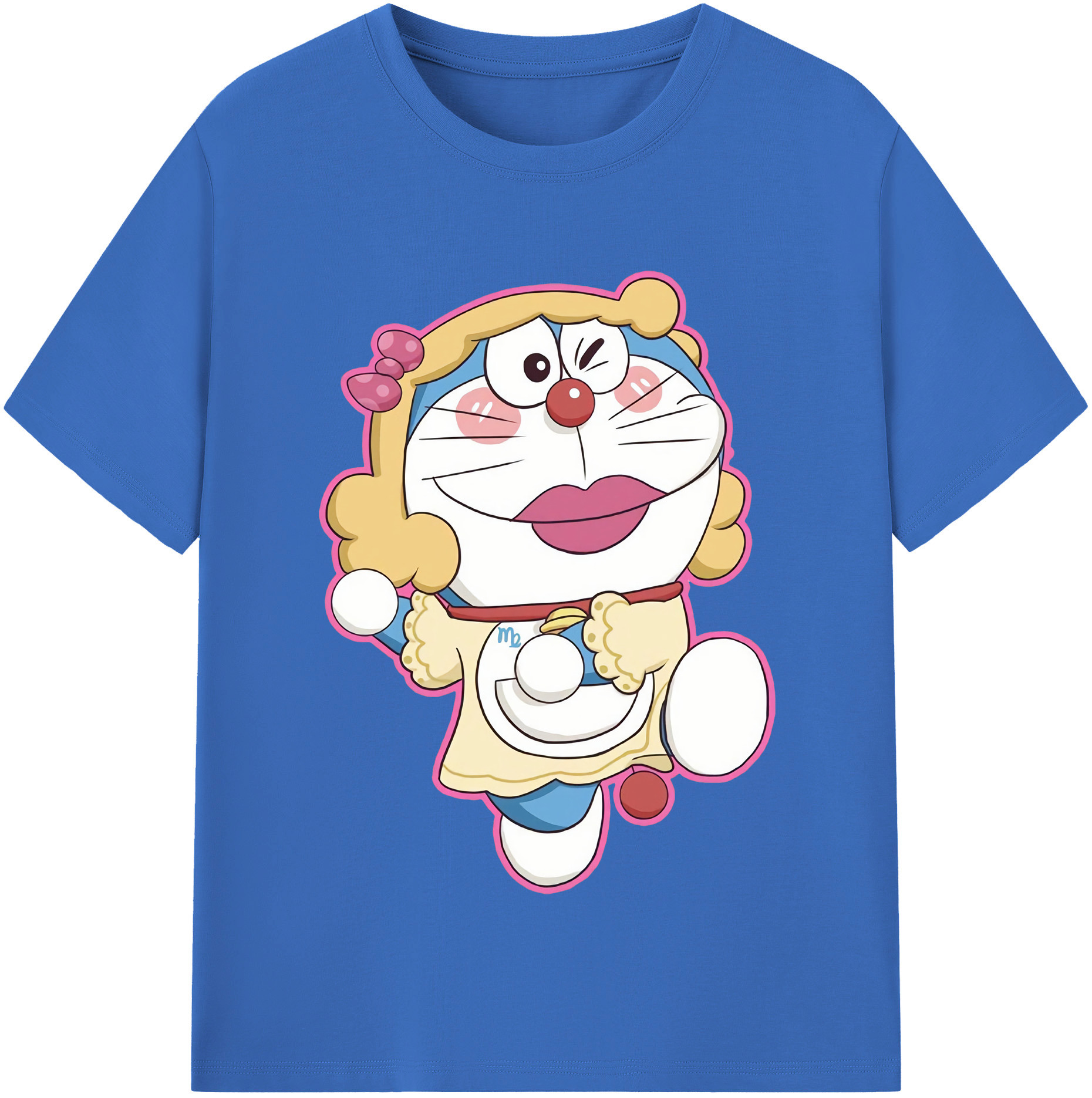 （画像用） ドラえもん Doraemon 綿100％半袖Tシャツ（フロントプリント）
