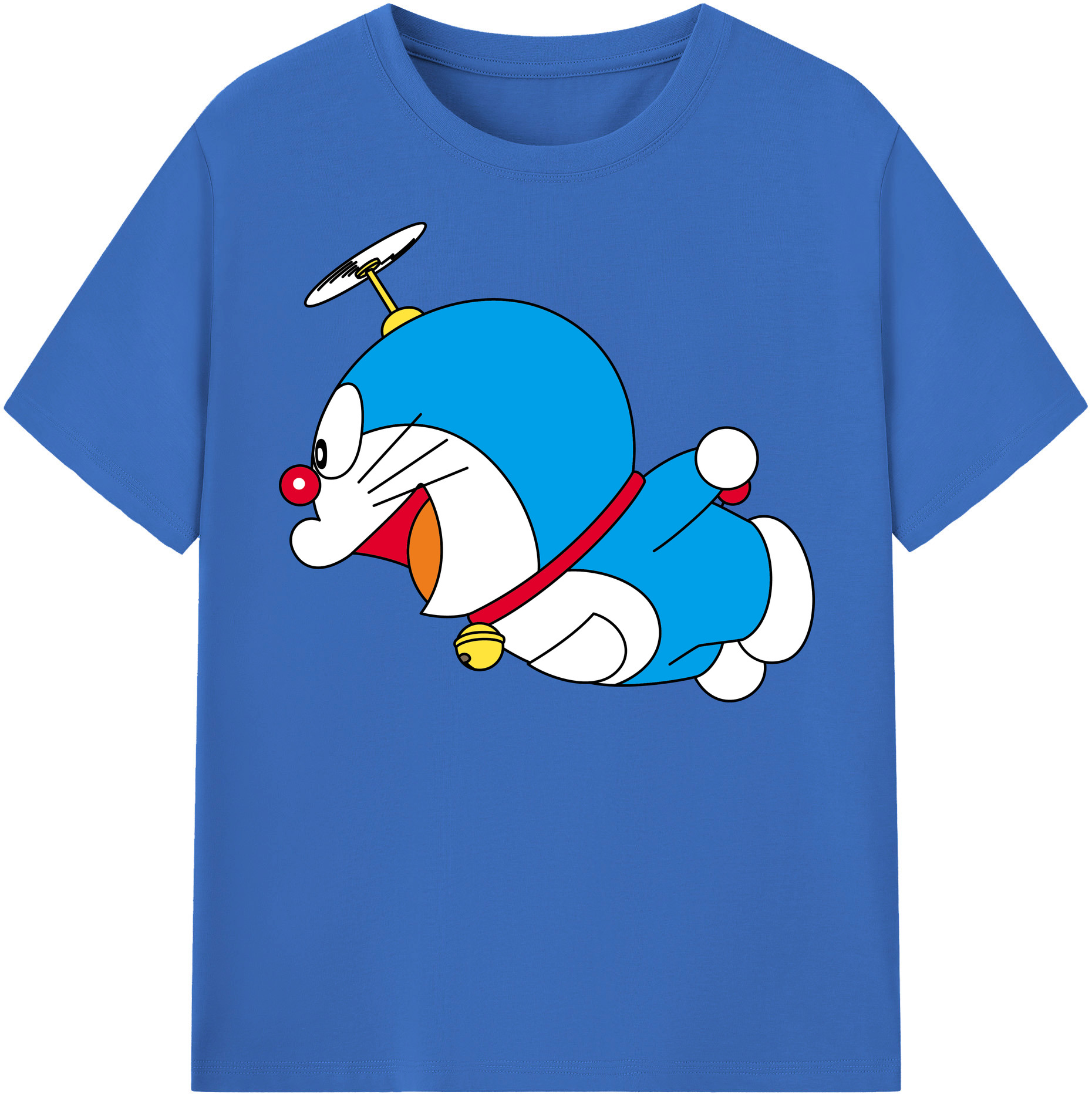 （画像用） ドラえもん Doraemon 綿100％半袖Tシャツ（フロントプリント）