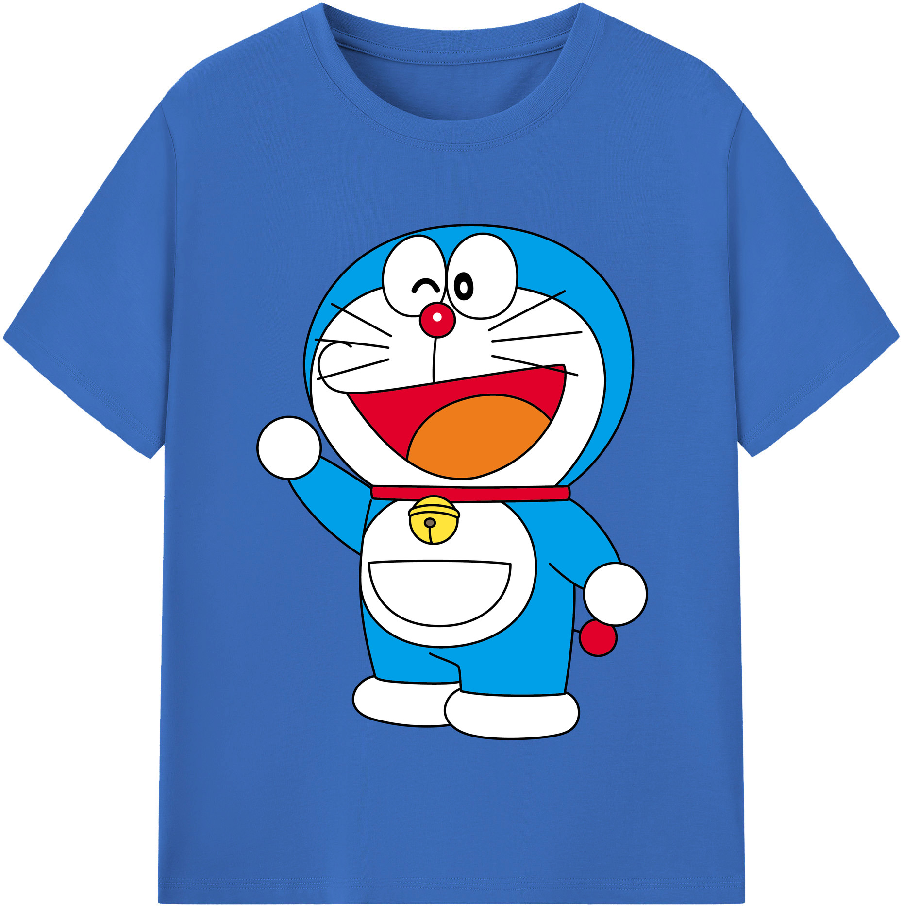 （画像用） ドラえもん Doraemon 綿100％半袖Tシャツ（フロントプリント）