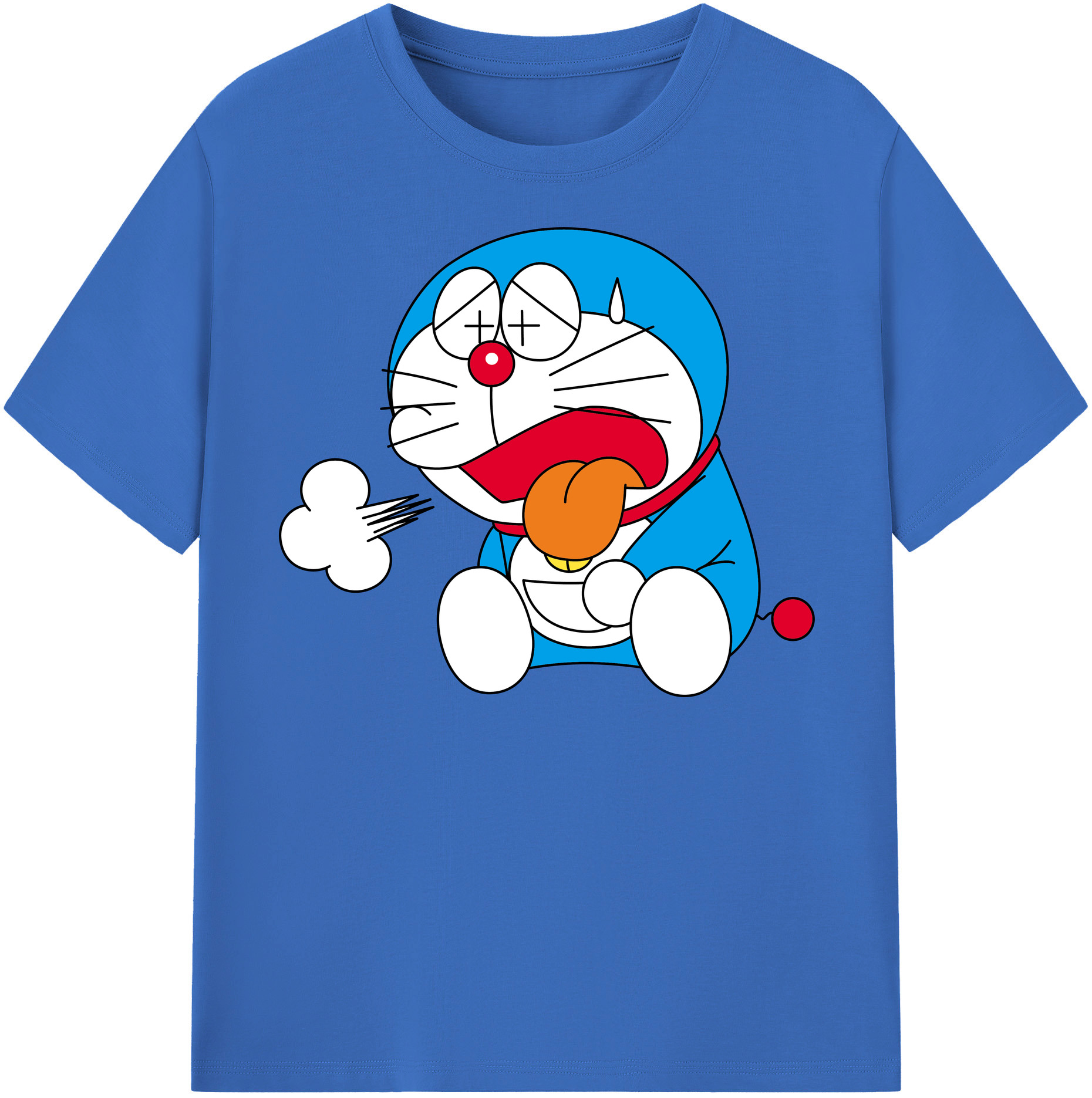 （画像用） ドラえもん Doraemon 綿100％半袖Tシャツ（フロントプリント）