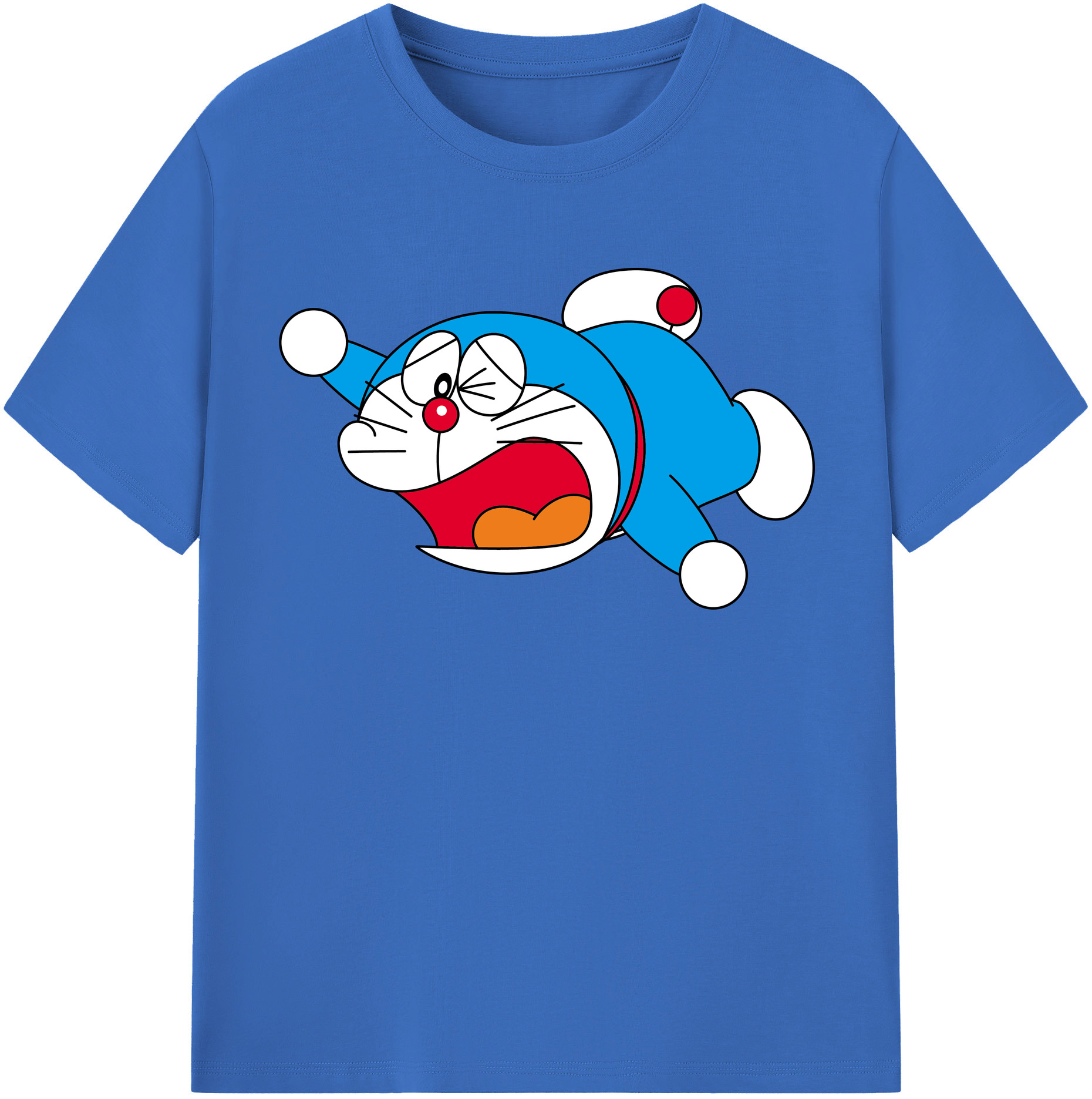 （画像用） ドラえもん Doraemon 綿100％半袖Tシャツ（フロントプリント）