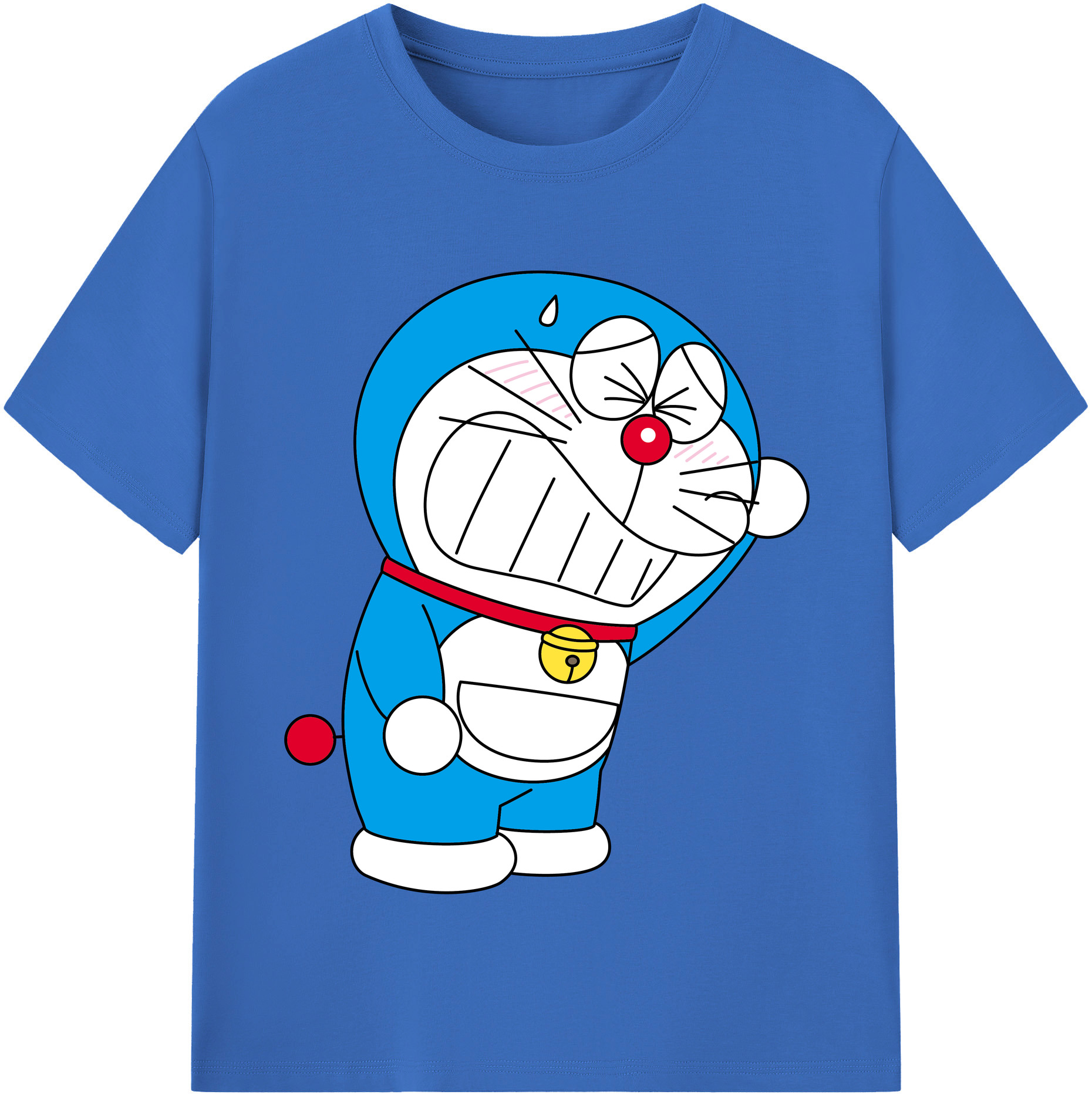 （画像用） ドラえもん Doraemon 綿100％半袖Tシャツ（フロントプリント）