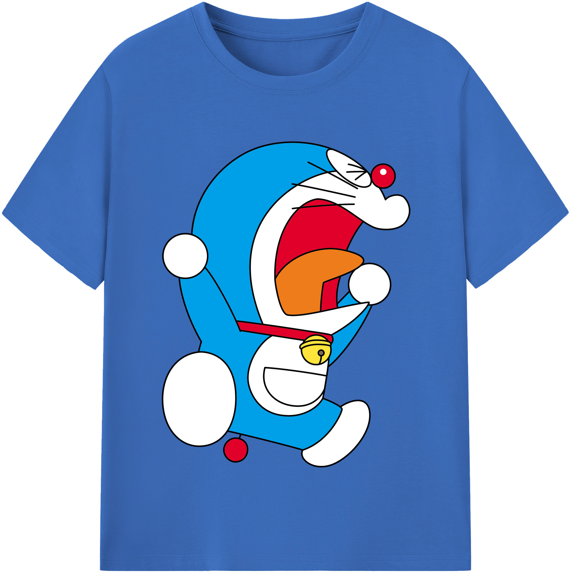 （画像用） ドラえもん Doraemon 綿100％半袖Tシャツ（フロントプリント）
