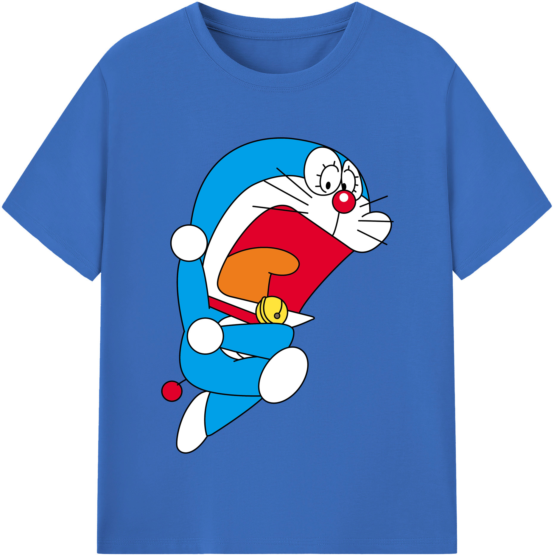 （画像用） ドラえもん Doraemon 綿100％半袖Tシャツ（フロントプリント）