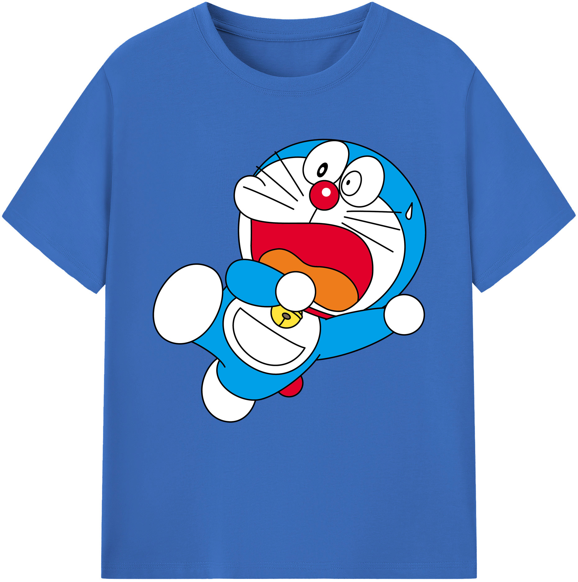 （画像用） ドラえもん Doraemon 綿100％半袖Tシャツ（フロントプリント）