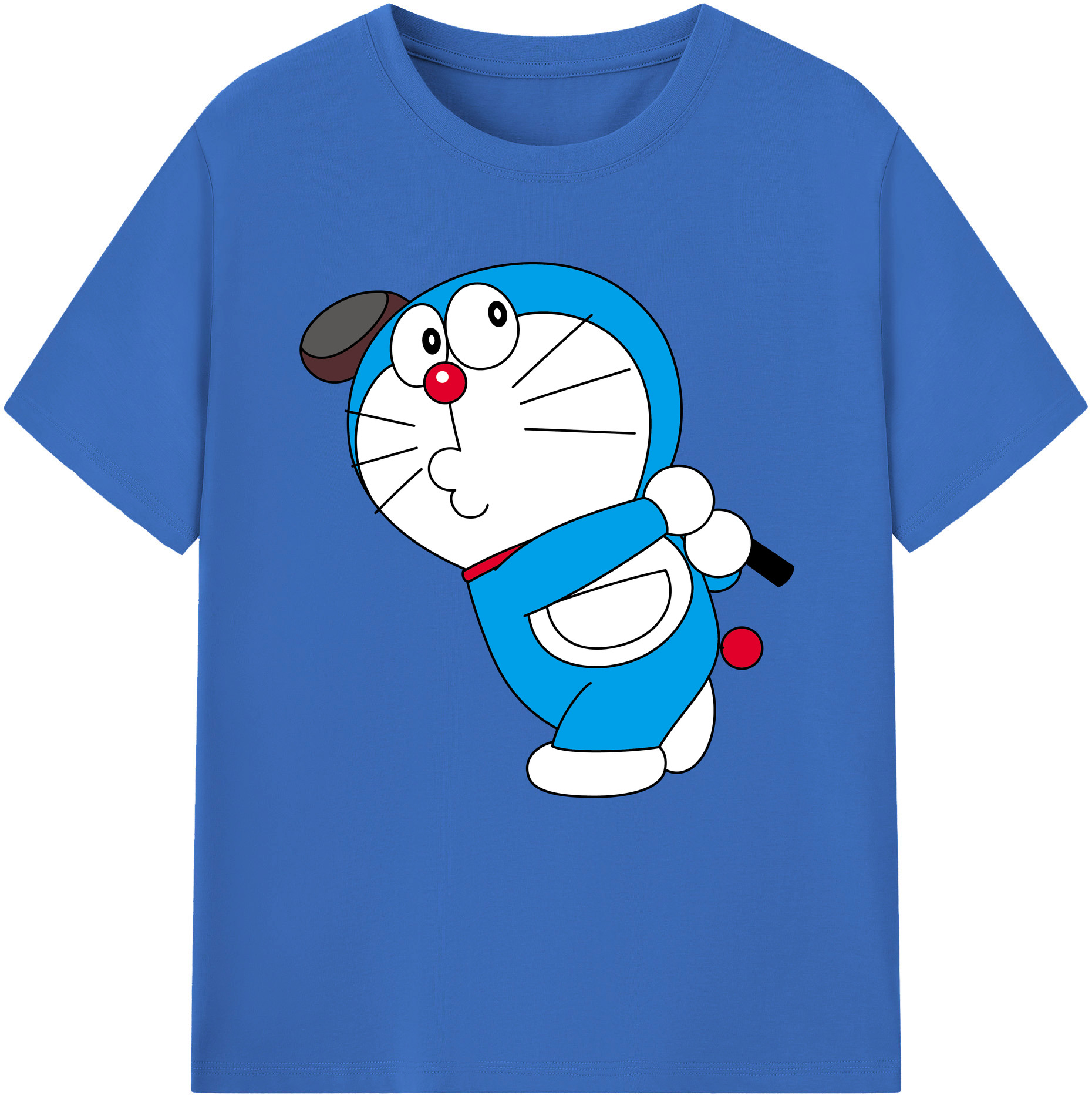（画像用） ドラえもん Doraemon 綿100％半袖Tシャツ（フロントプリント）