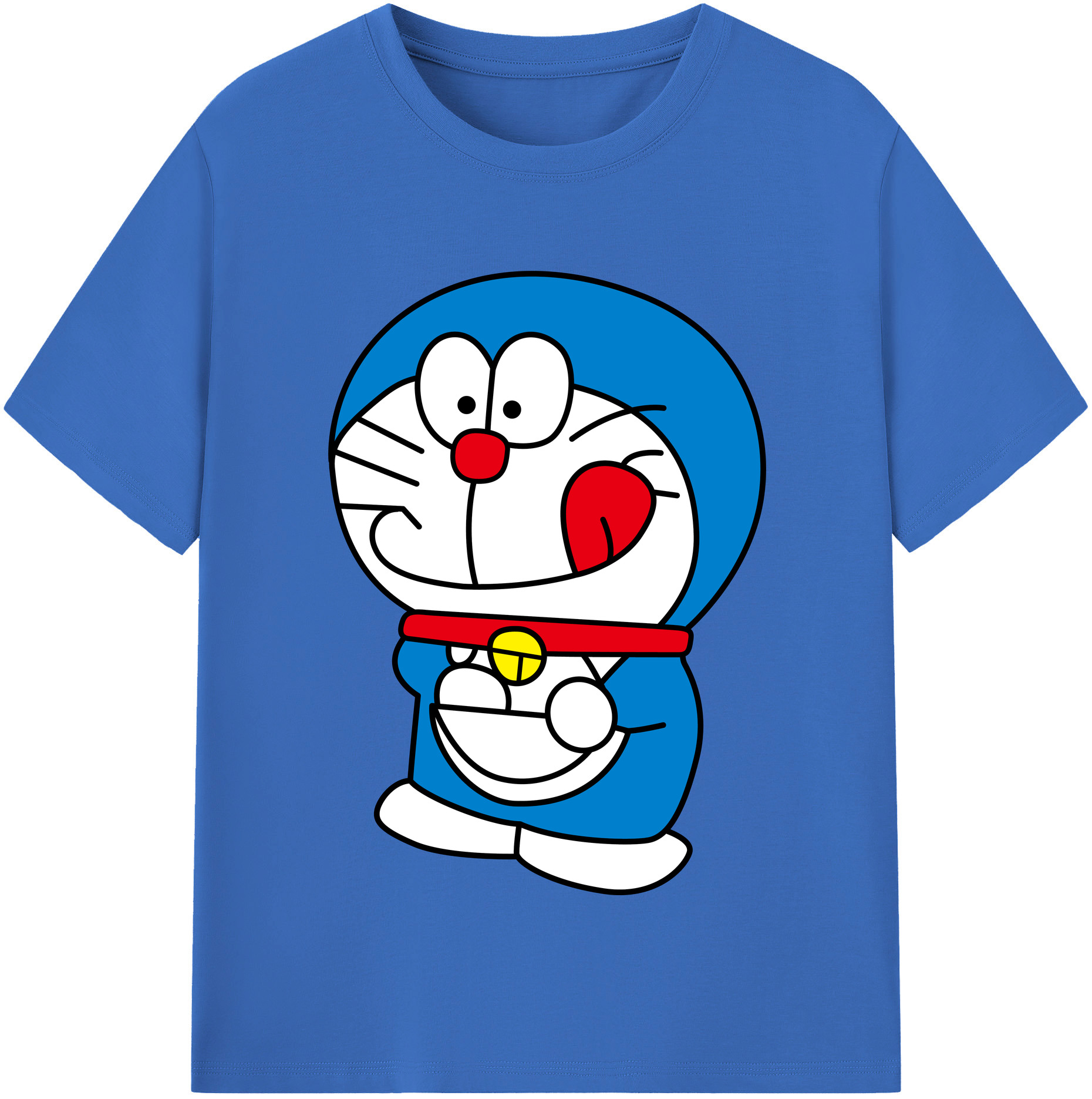 （画像用） ドラえもん Doraemon 綿100％半袖Tシャツ（フロントプリント）