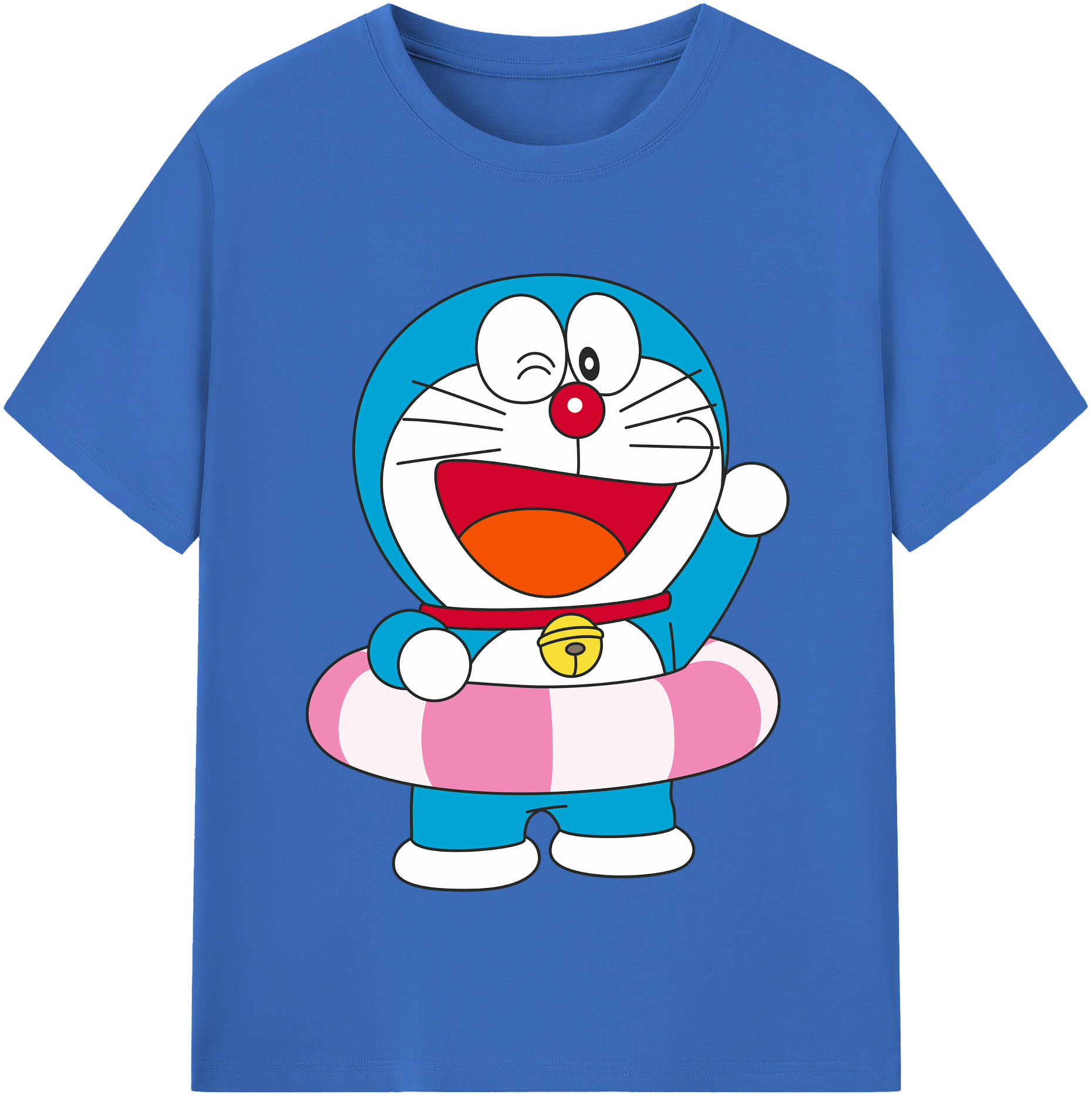 （画像用） ドラえもん Doraemon 綿100％半袖Tシャツ（フロントプリント）