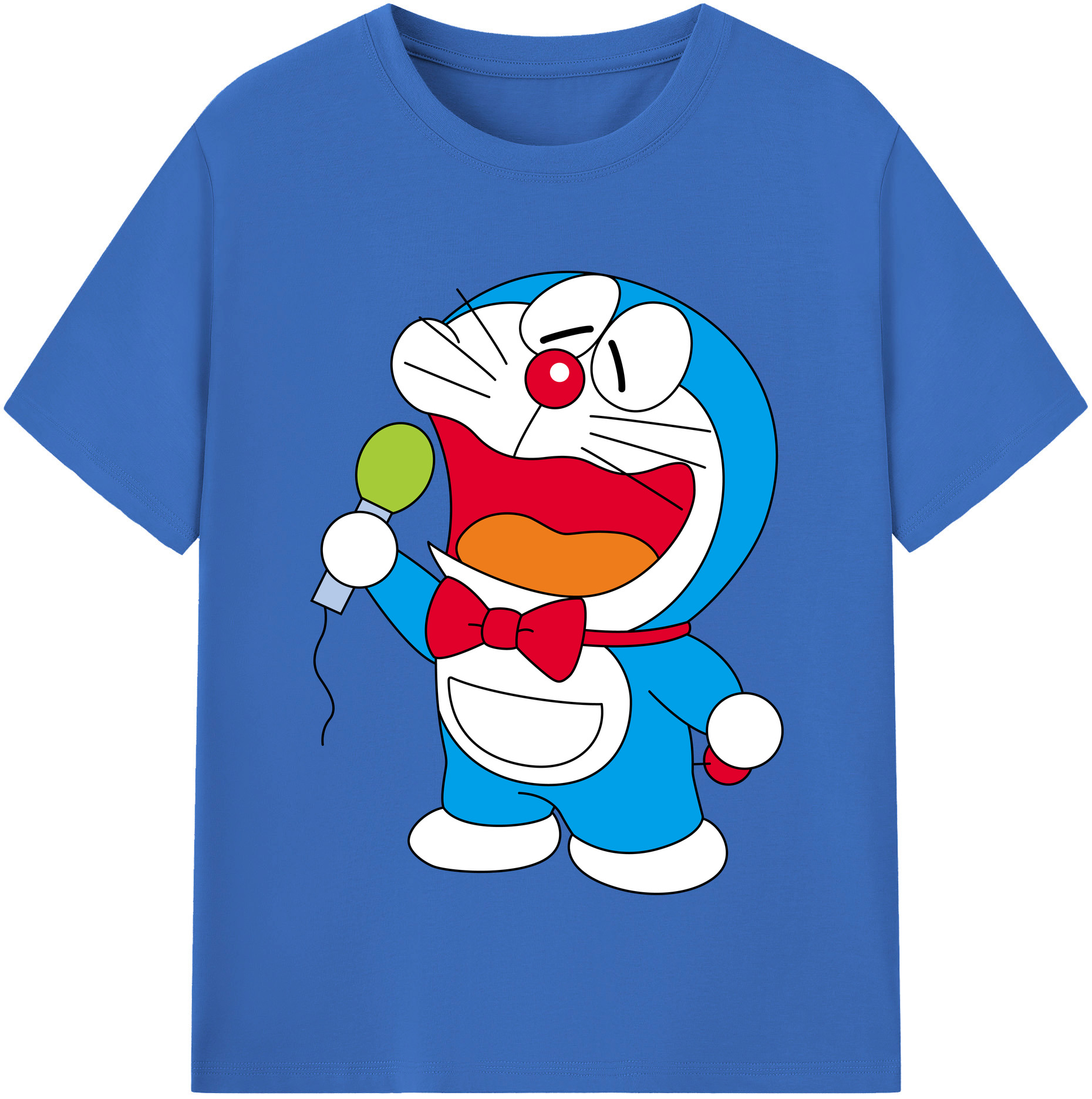 （画像用） ドラえもん Doraemon 綿100％半袖Tシャツ（フロントプリント）