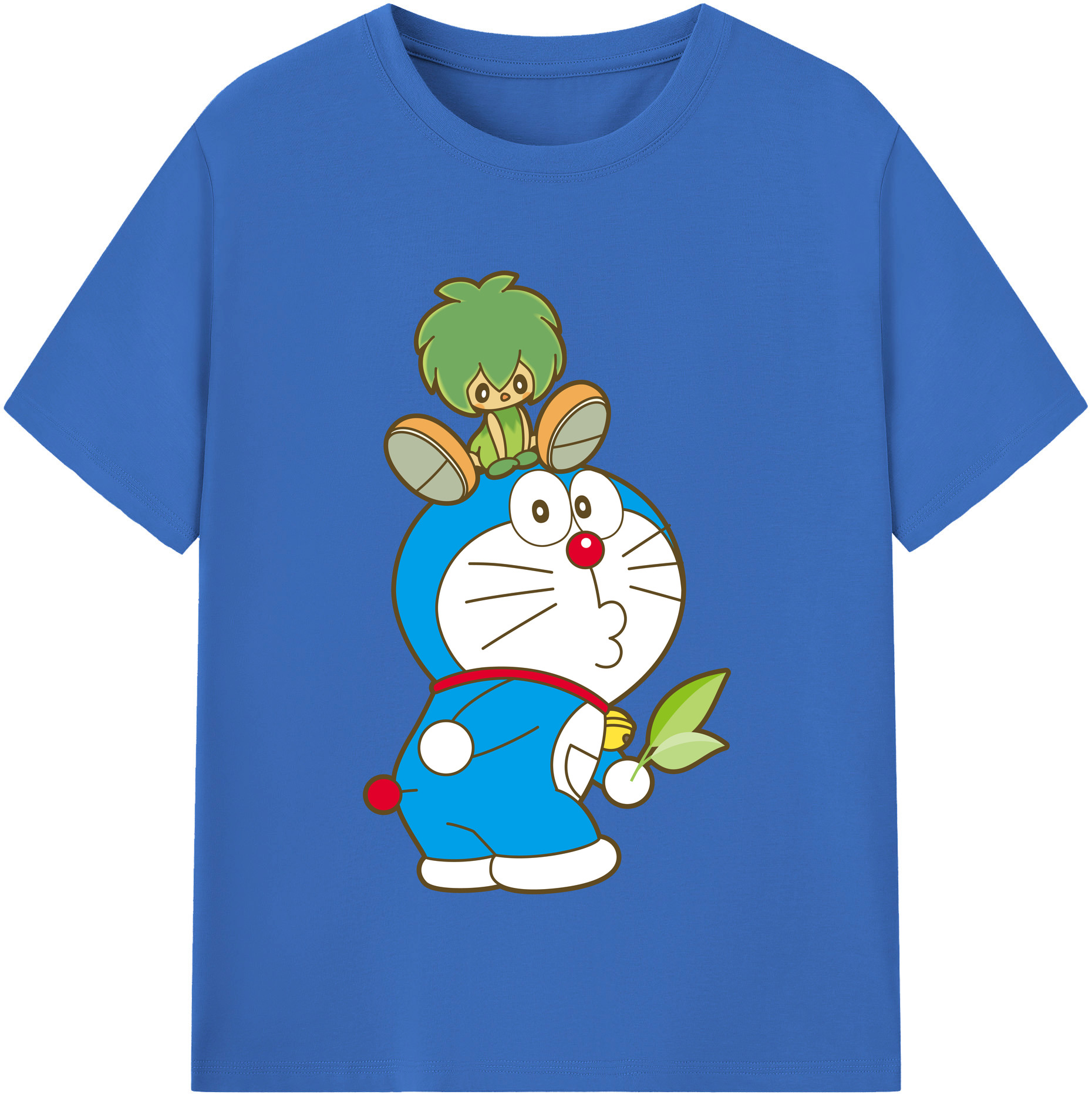 （画像用） ドラえもん Doraemon 綿100％半袖Tシャツ（フロントプリント）