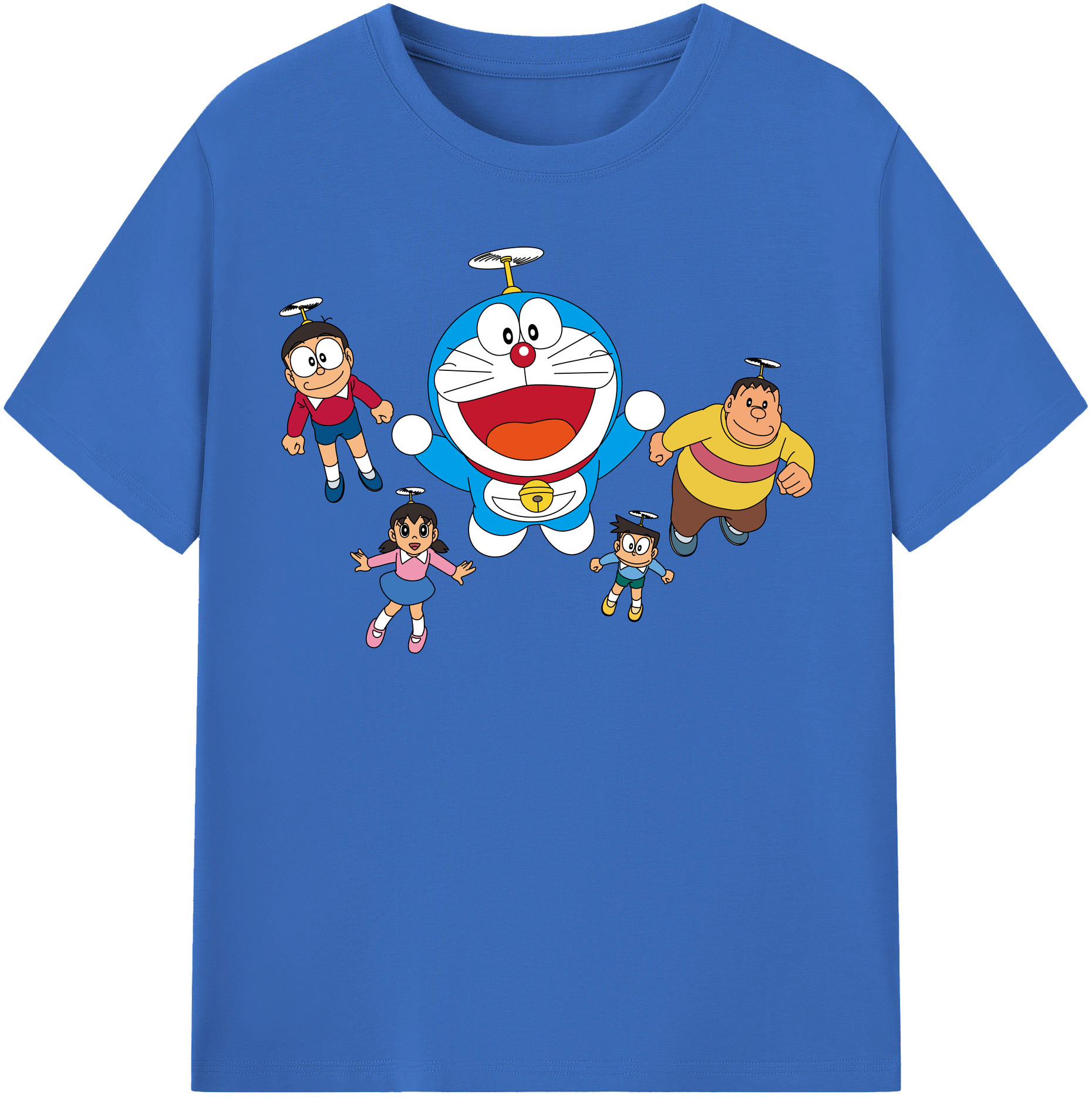 （画像用） ドラえもん 骨川 スネ夫 Doraemon Honekawa Suneo 綿100％半袖Tシャツ（フロントプリント）